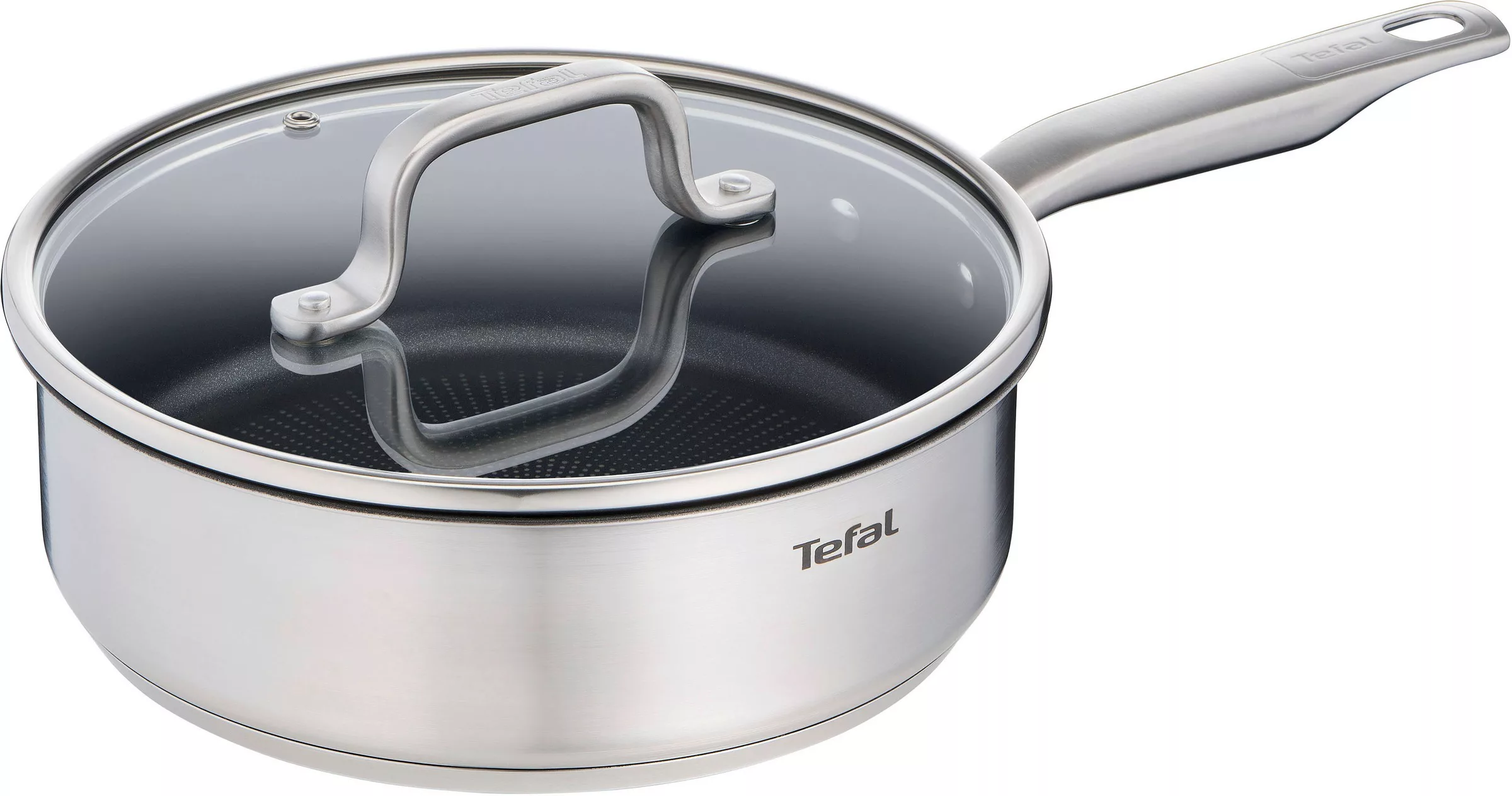 Tefal Schmorpfanne »Virtuoso, Induktion, Ø 24 cm«, Edelstahl, mit Deckel, P günstig online kaufen