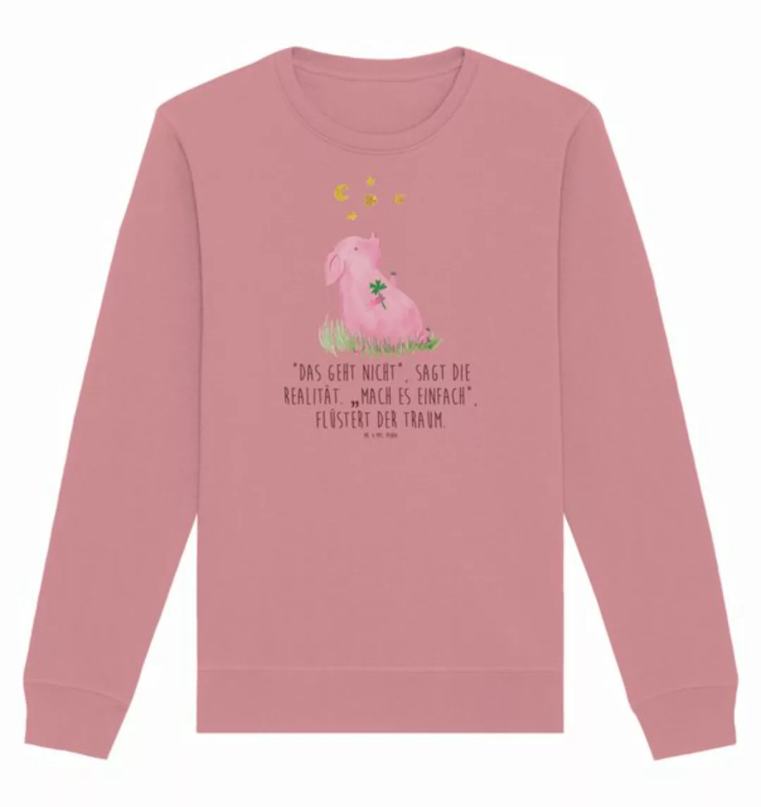 Mr. & Mrs. Panda Longpullover Größe XXL Schwein Glück - Canyon Pink - Gesch günstig online kaufen