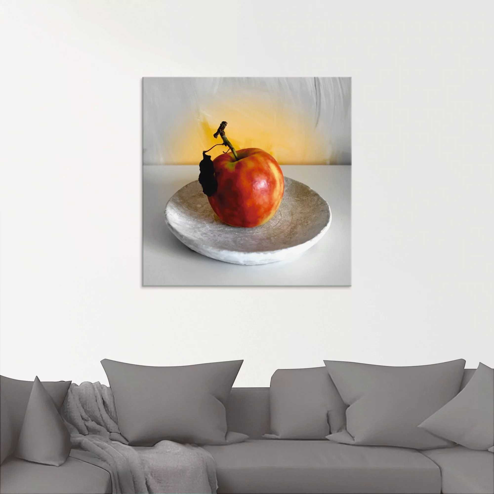 Artland Glasbild "Ein Apfel am Tag", Arrangements, (1 St.) günstig online kaufen