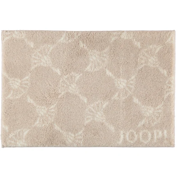 JOOP! Badteppich New Cornflower Allover 142 - Farbe: Natur - 020 - 60x90 cm günstig online kaufen