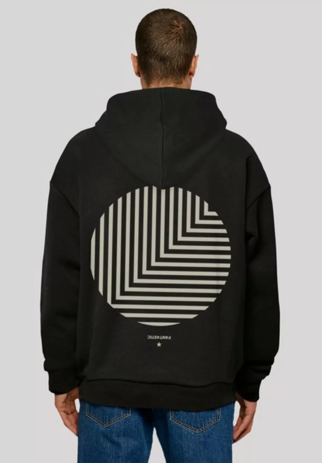 F4NT4STIC Kapuzenpullover Geometrics Grün Print günstig online kaufen