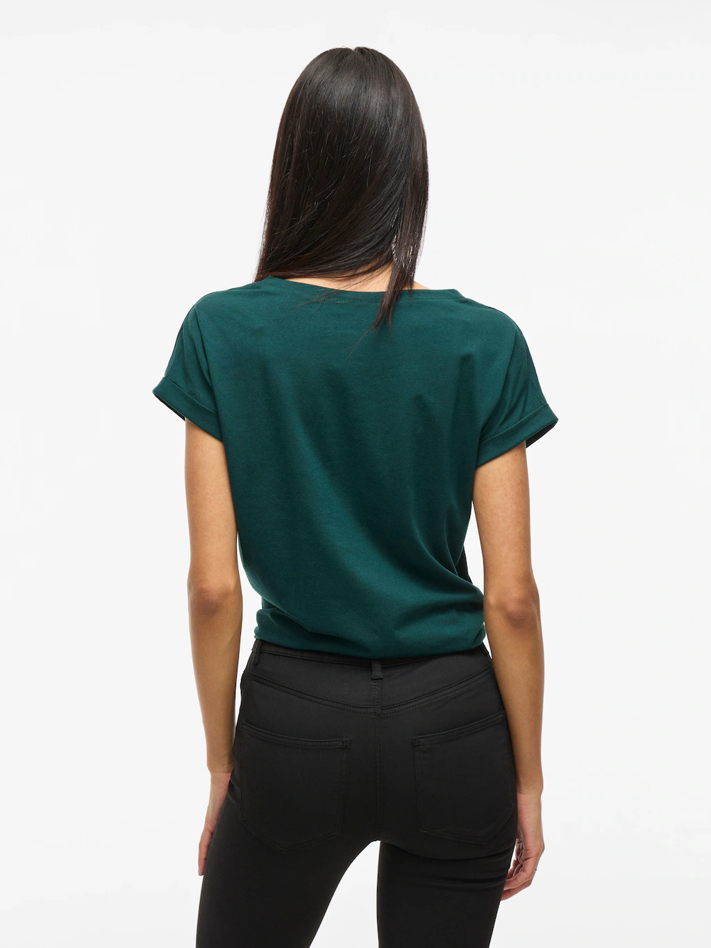 Vila Rundhalsshirt "VIDREAMERS NEW PURE T-SHIRT/SU-NOOS", Basic Damen-T-Shi günstig online kaufen