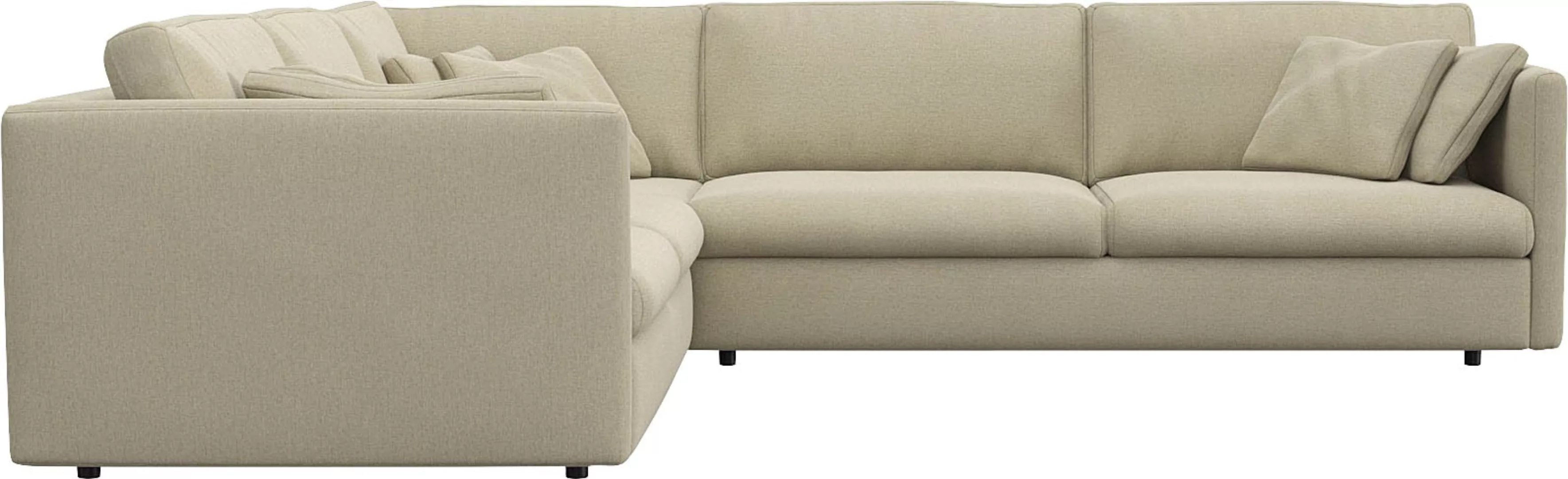 FLEXLUX Ecksofa »Lovane, elegant und zeitlos, bequem, L-Form«, Weich & ansc günstig online kaufen