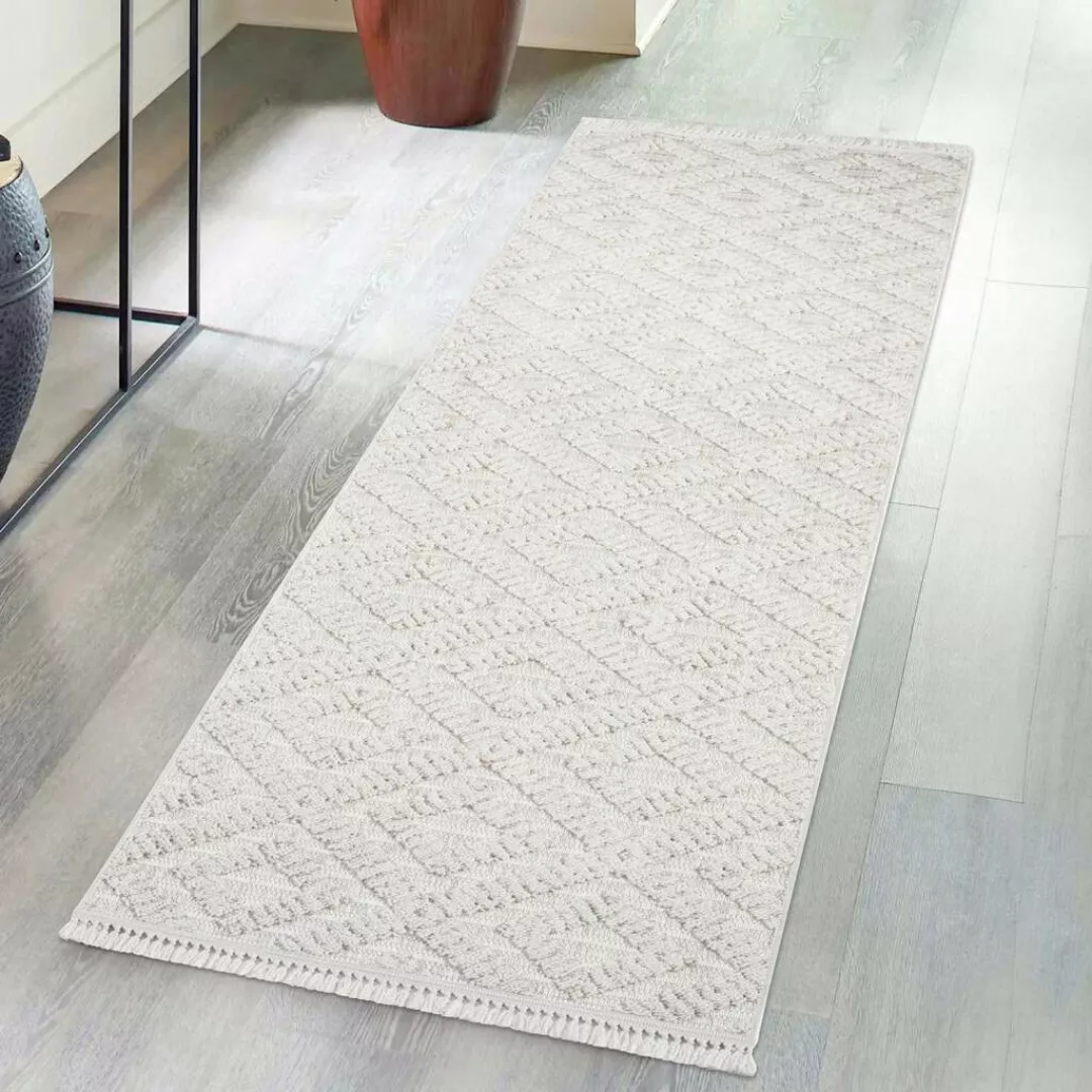 Carpet City Teppich »CLASICO 8927«, rechteckig, Kurzflor, Hochtief-Muster/ günstig online kaufen