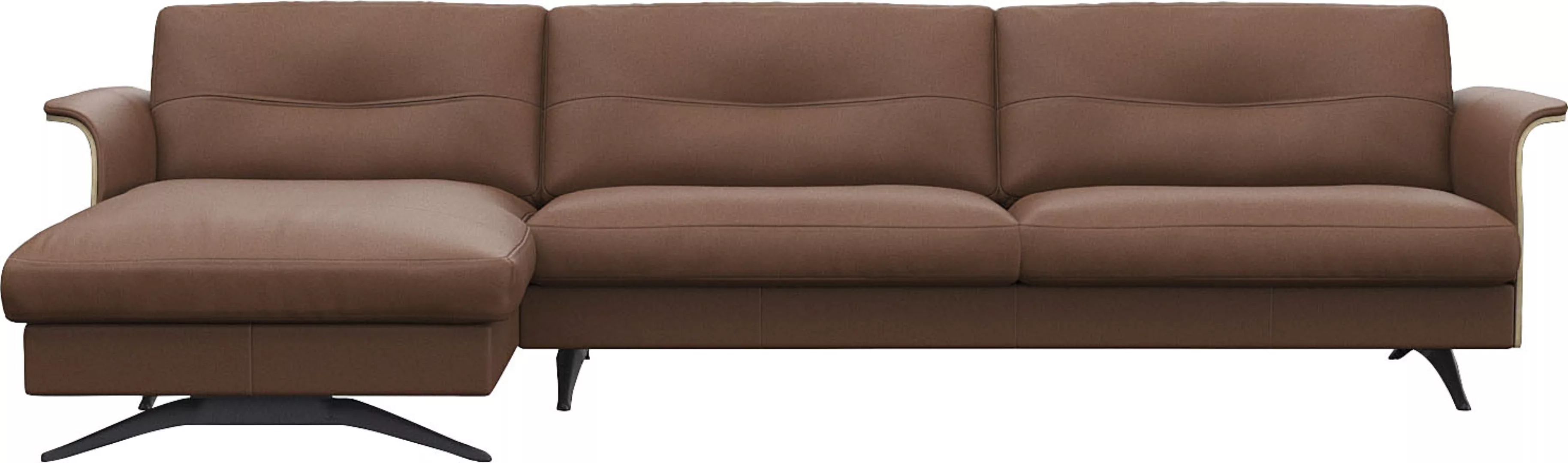 FLEXLUX Ecksofa »Glow, super bequem durch hochwertigem Sitzaufbau mit Feder günstig online kaufen