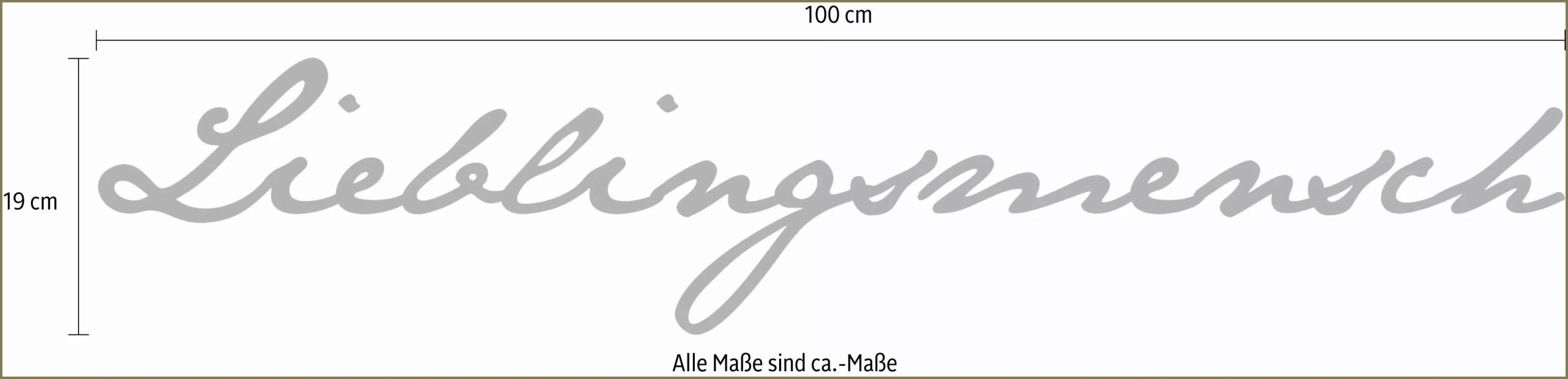 Wall-Art Wandtattoo "Geschenkidee Lieblingsmensch", selbstklebend, entfernb günstig online kaufen