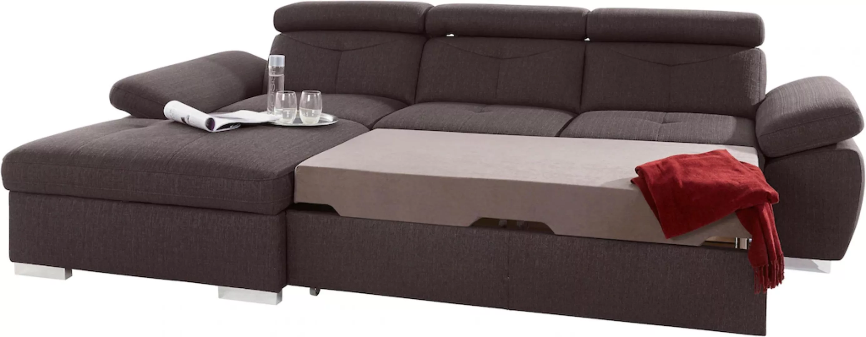 exxpo - sofa fashion Ecksofa »Spring, super bequem und komfortabel mit Armt günstig online kaufen