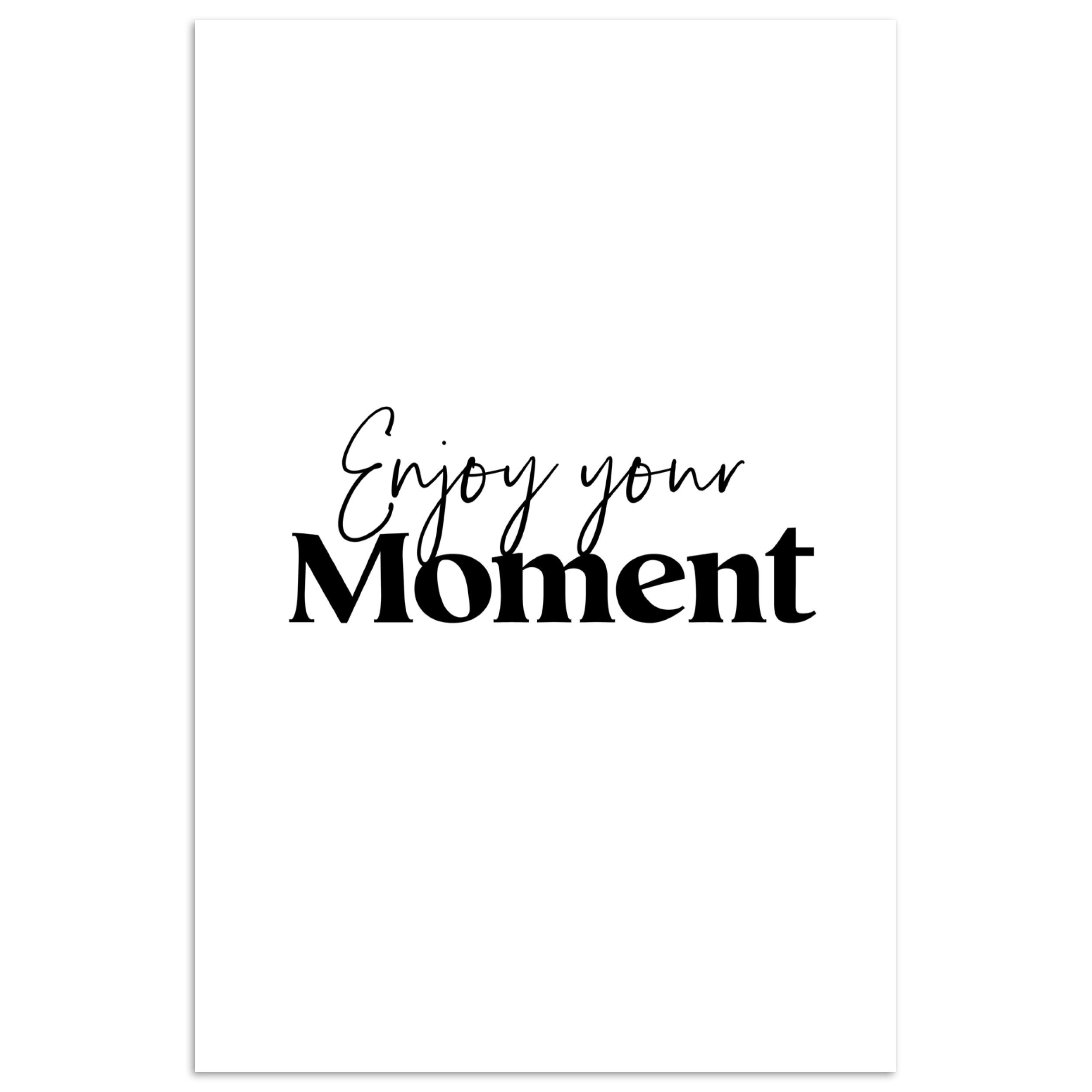 MuchoWow Poster Zitate - Genieße den günstig online kaufen