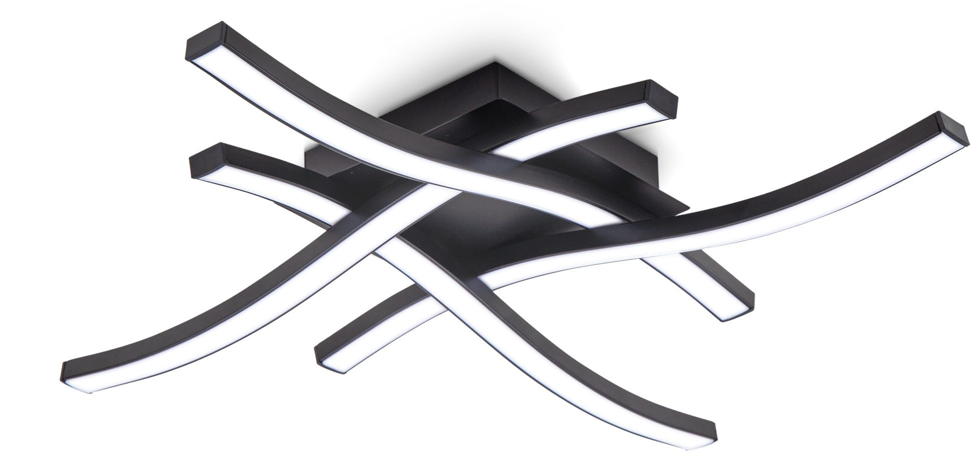 B.K.Licht Deckenleuchte moderne LED Deckenlampe 42,5x42,5cm günstig online kaufen