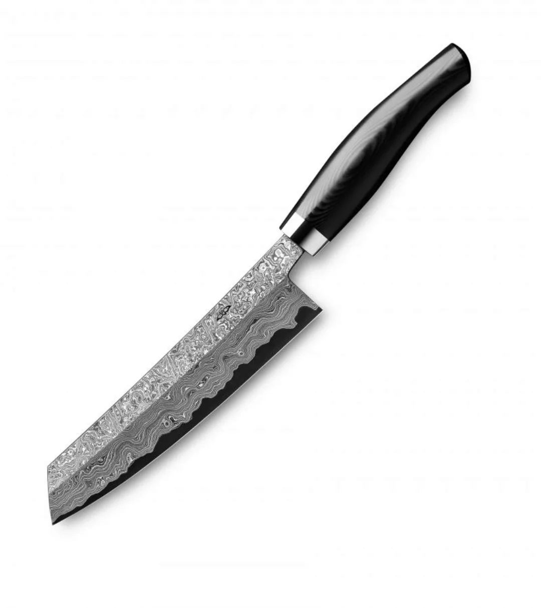 Nesmuk Exklusiv C150 Damast Kochmesser 18 cm - Griff Micarta schwarz günstig online kaufen