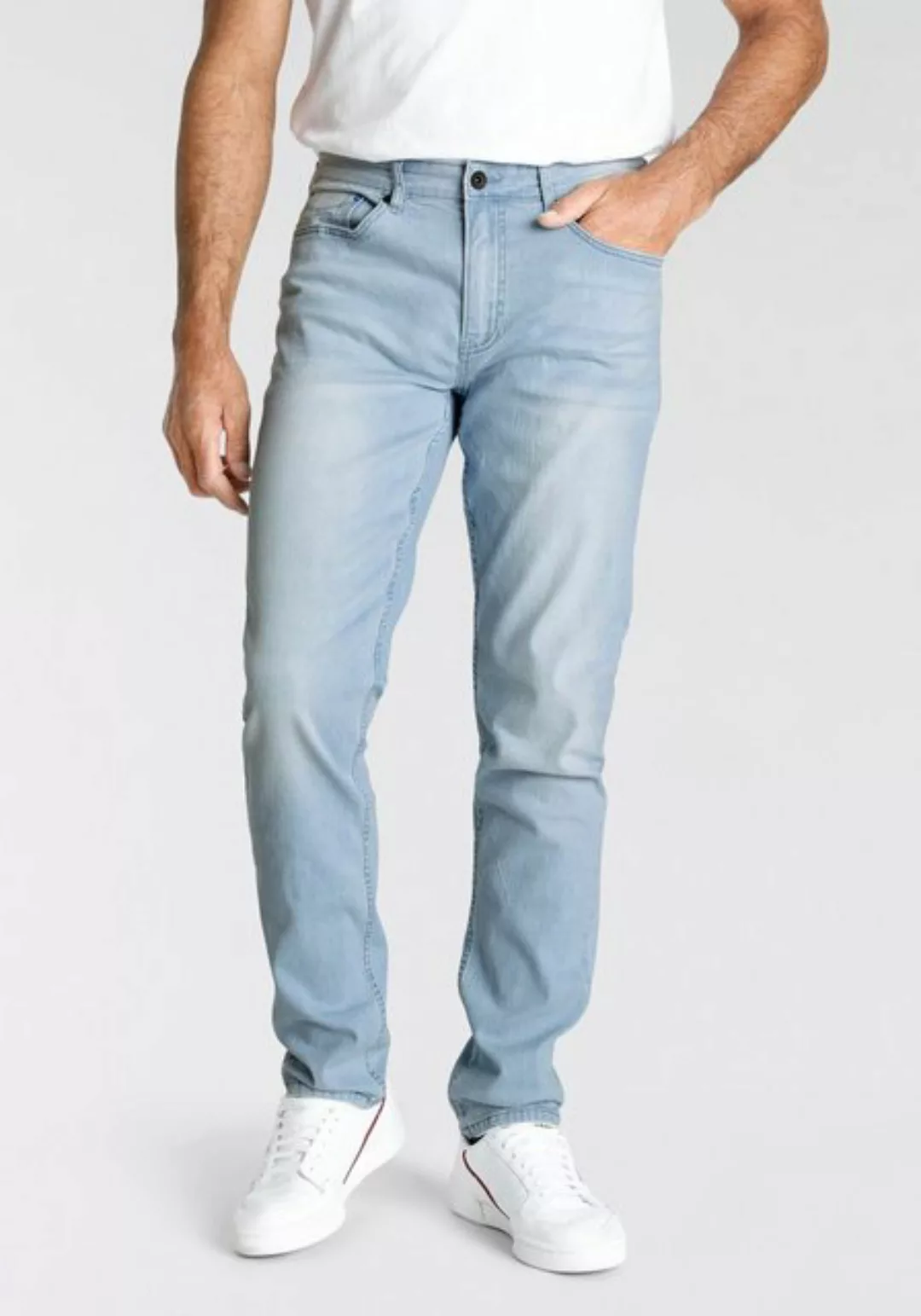 H.I.S Slim-fit-Jeans FLUSH schmale Beinform, mit Used-Effekten, niedrige Le günstig online kaufen