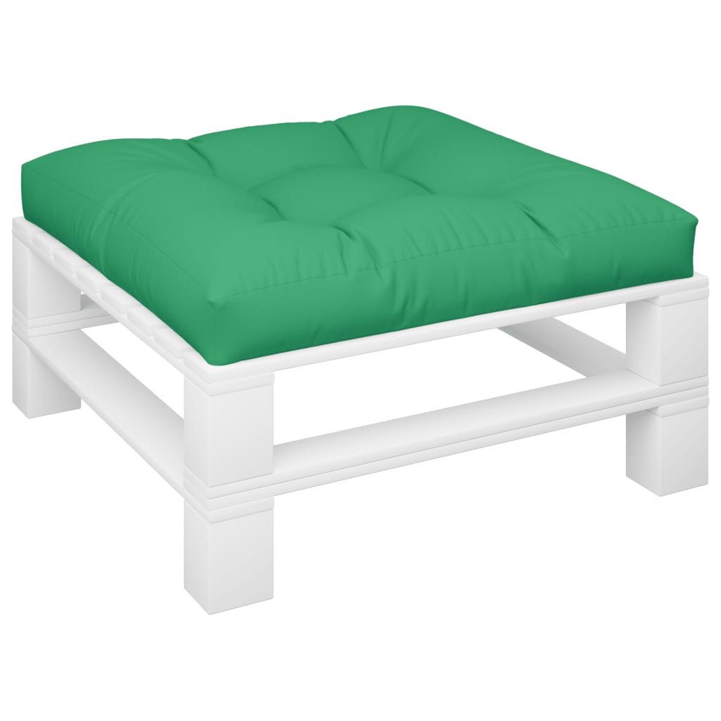 vidaXL Sitzauflage Palettenkissen Grün 70x70x12 cm günstig online kaufen