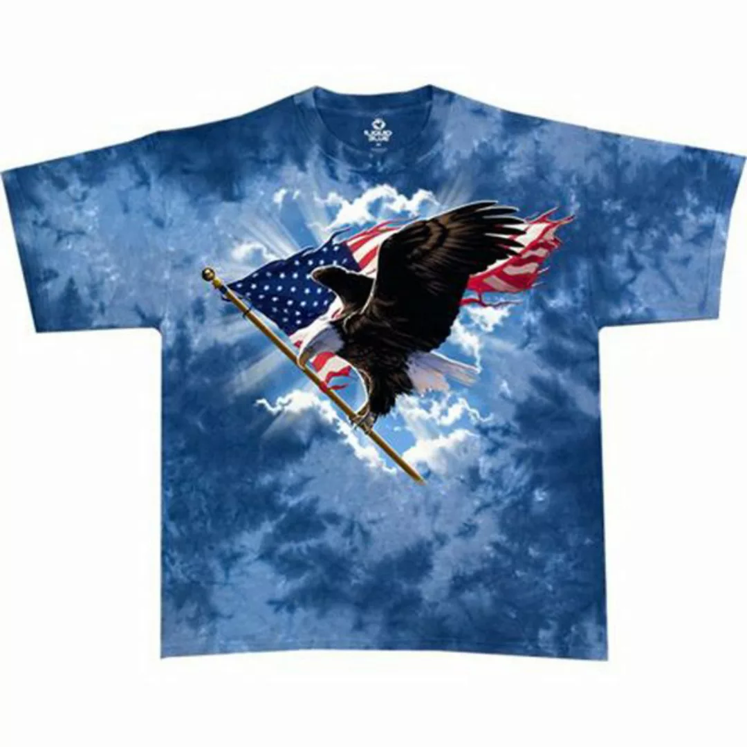 Liquid Blue T-Shirt Patriotic Flying Eagle - Adler USA günstig online kaufen