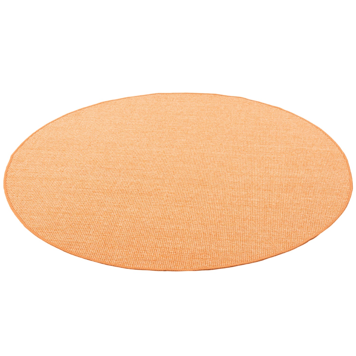 Snapstyle Sisal Natur Teppich Rund Orange 100x100cm günstig online kaufen