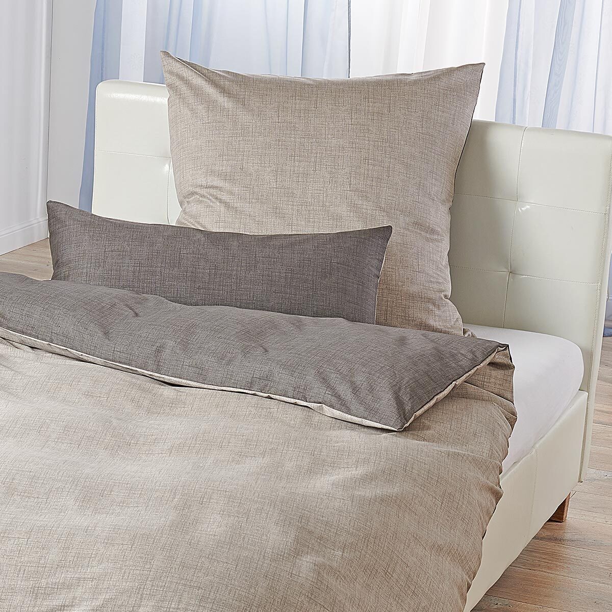 TRAUMSCHLAF Bettwäsche Texture, Mako Satin, 3 günstig online kaufen