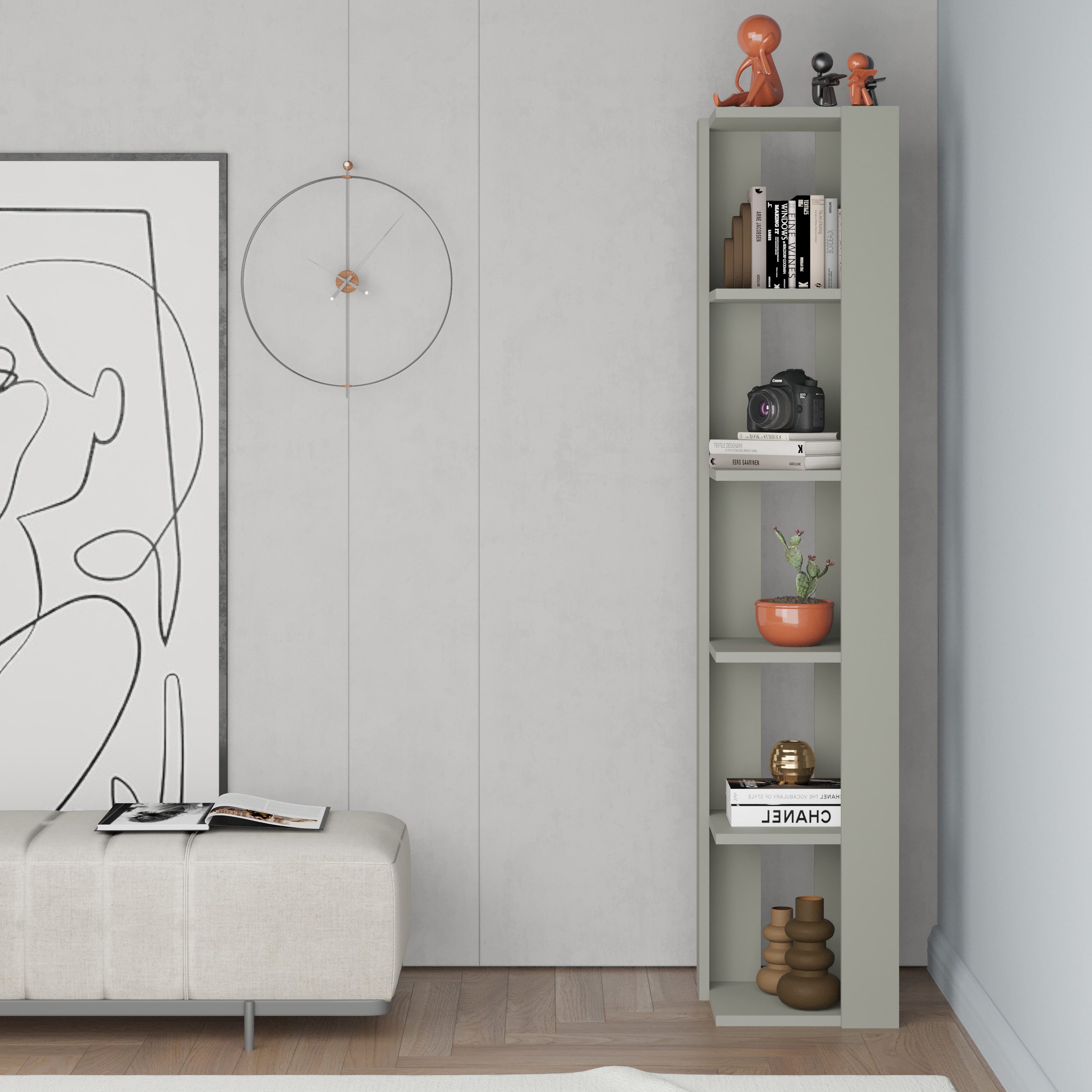 Decortie Eckregal Nati, Eck-Bücherregal, 34 x günstig online kaufen