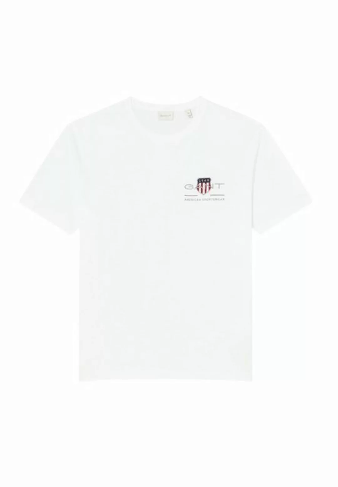 Gant T-Shirt "REG ARCHIVE SHIELD EMB SS T-SHIRT", von dem Archiv aus den 19 günstig online kaufen