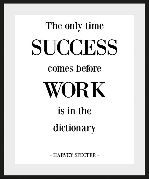 queence Bild »SUCCESS BEFORE WORK«, (1 St.) günstig online kaufen