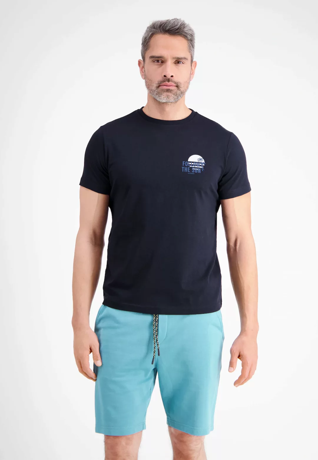 LERROS T-Shirt "LERROS T-Shirt mit Brustprint *Follow the sun*" günstig online kaufen