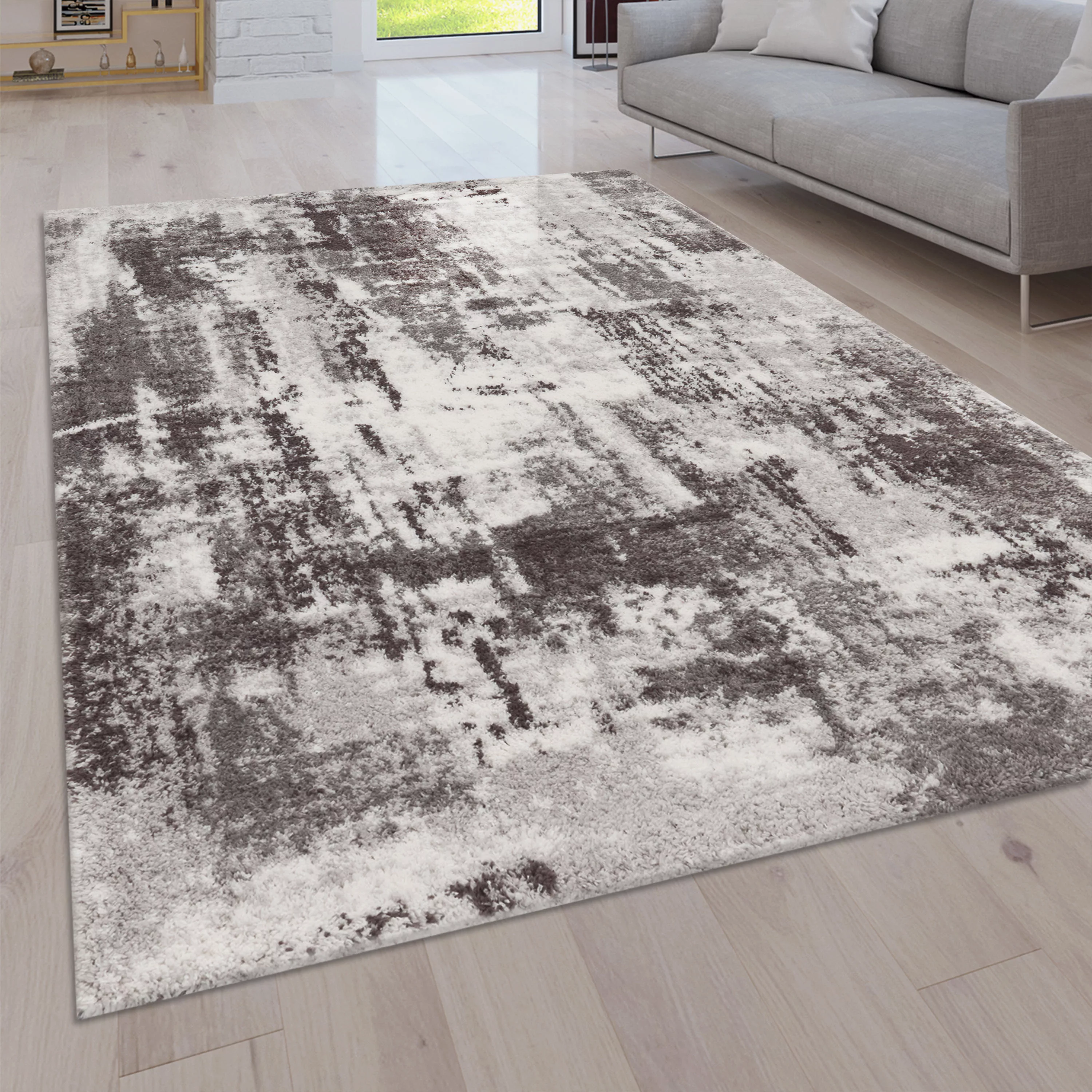 Paco Home Hochflor-Teppich »Padua 623«, rechteckig, 34 mm Höhe, Kurzflor, m günstig online kaufen