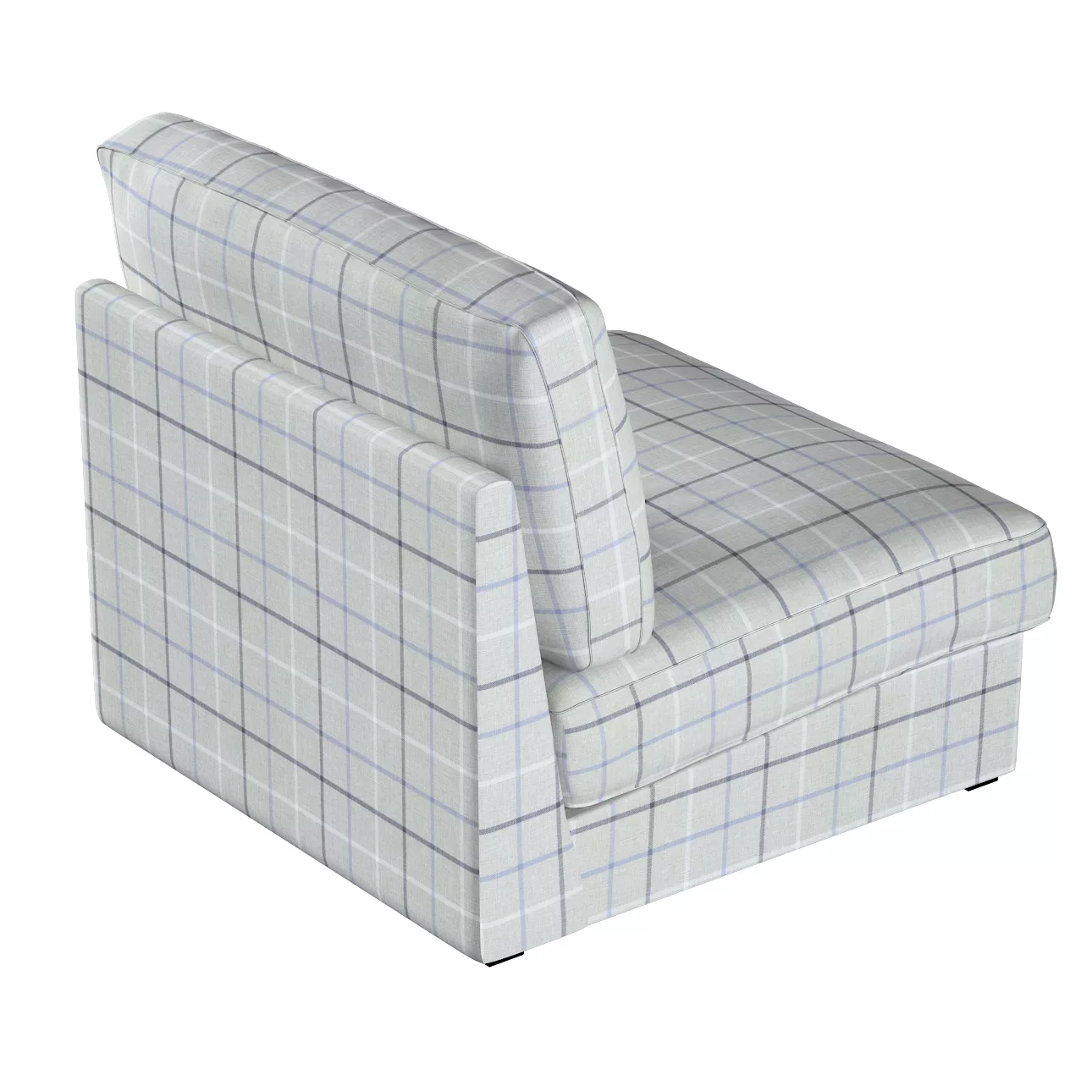 Bezug für Kivik Sessel nicht ausklappbar, hellblau- grau, Bezug für Sessel günstig online kaufen