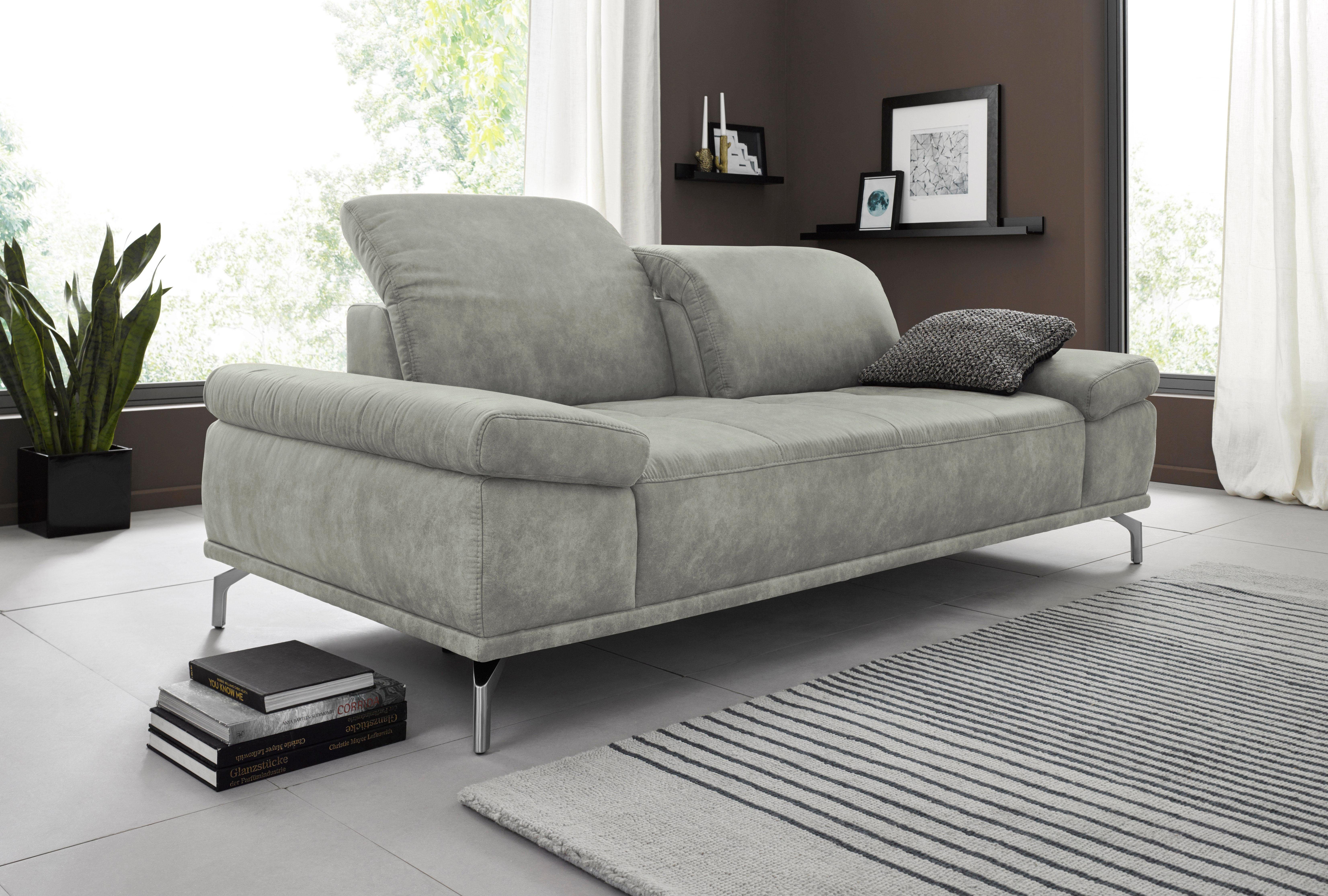 Places of Style 3-Sitzer "Caluna", mit Sitztiefen- und Kopfteilverstellung günstig online kaufen