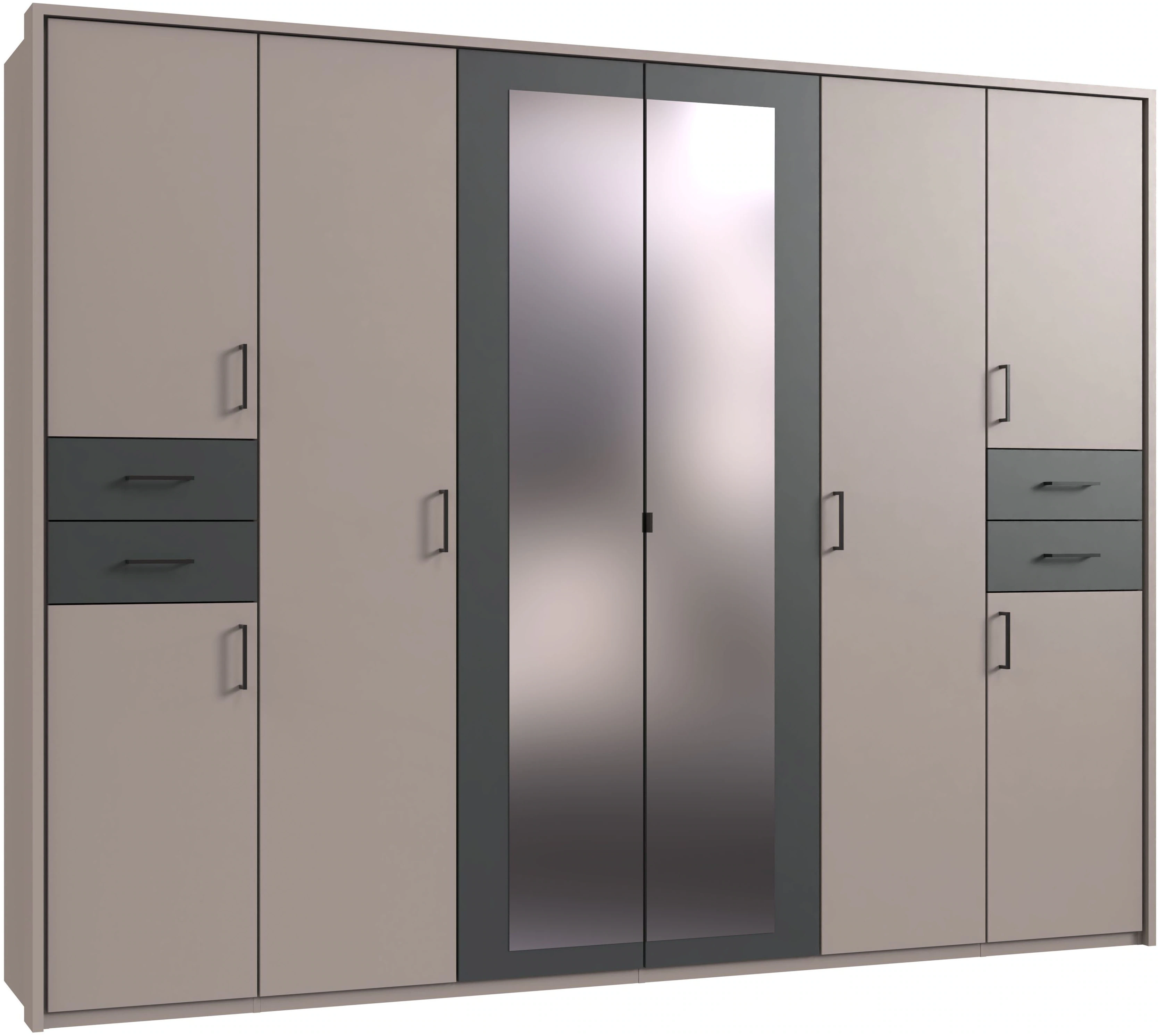 Wimex Drehtürenschrank "Vegas", inklusive Passepartout-Rahmen, mit Spiegelt günstig online kaufen