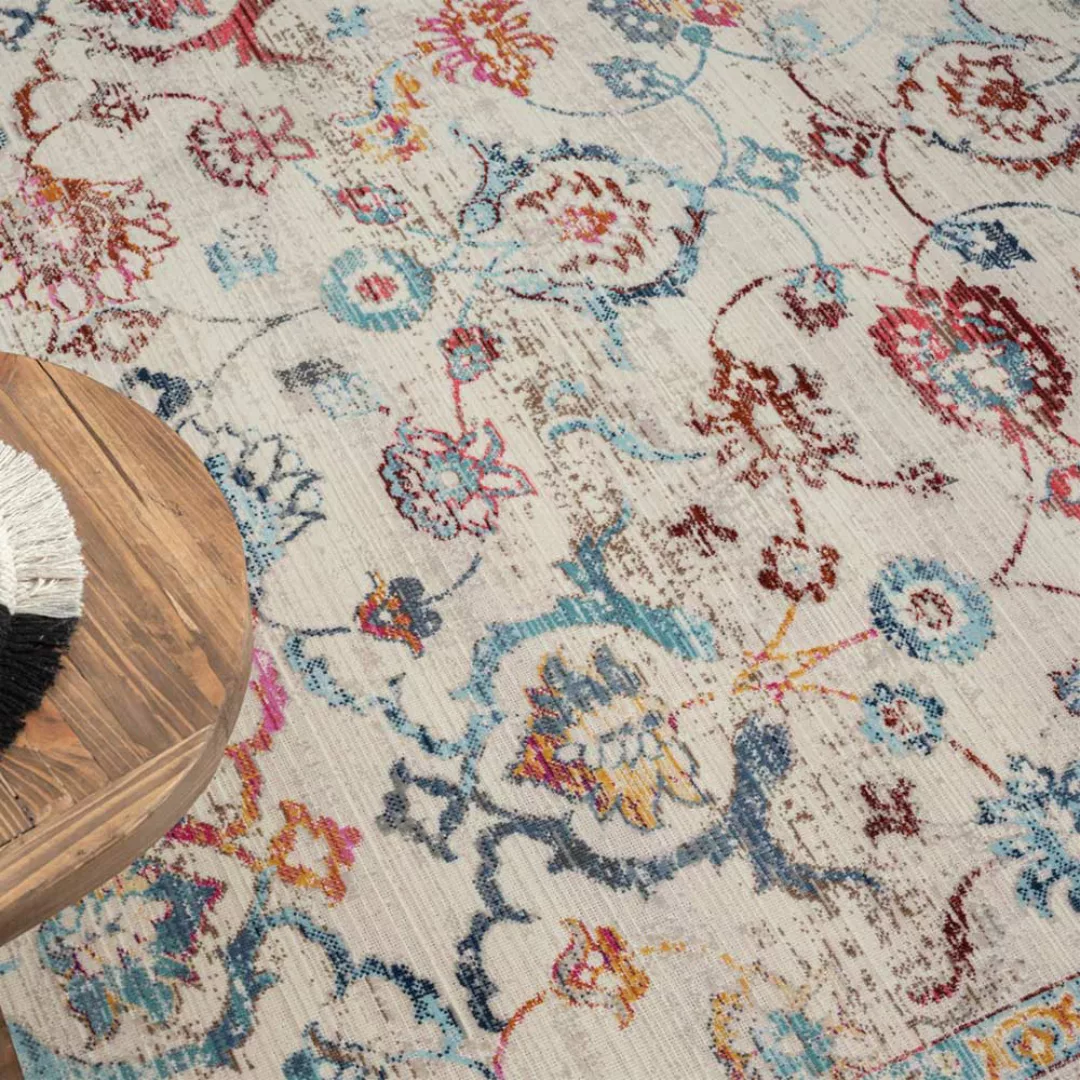 Bunter Teppich floral gemustert in modernem Design 170x240 cm günstig online kaufen