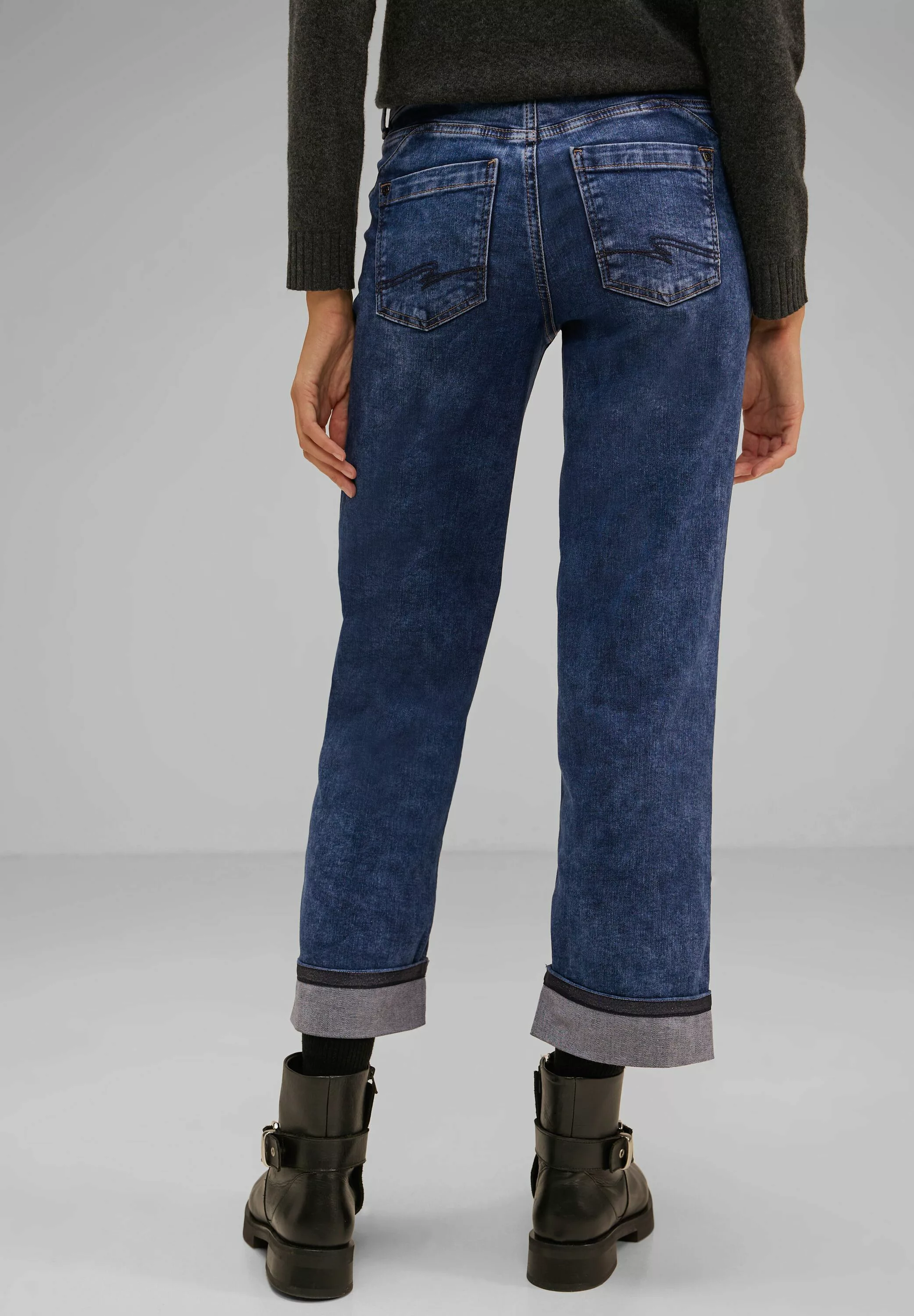 STREET ONE Straight-Jeans, Middle Waist günstig online kaufen