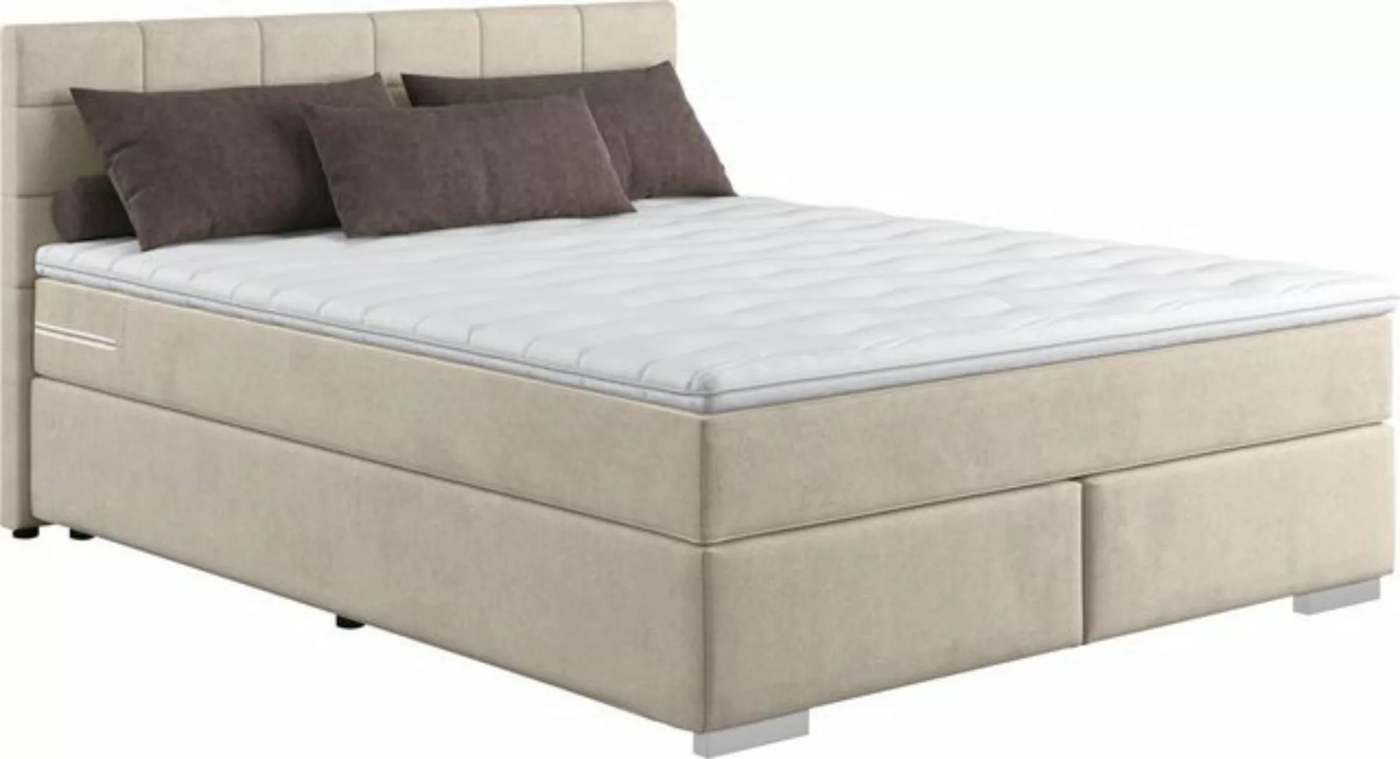 COTTA Boxspringbett Simba, wahlweise mit oder ohne Matratze und Topper best günstig online kaufen