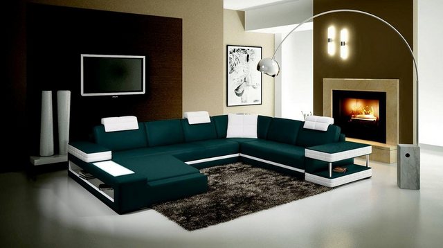 JVmoebel Ecksofa Designer Beiges Ecksofa luxus Polster Wohnlandschaft Möbel günstig online kaufen