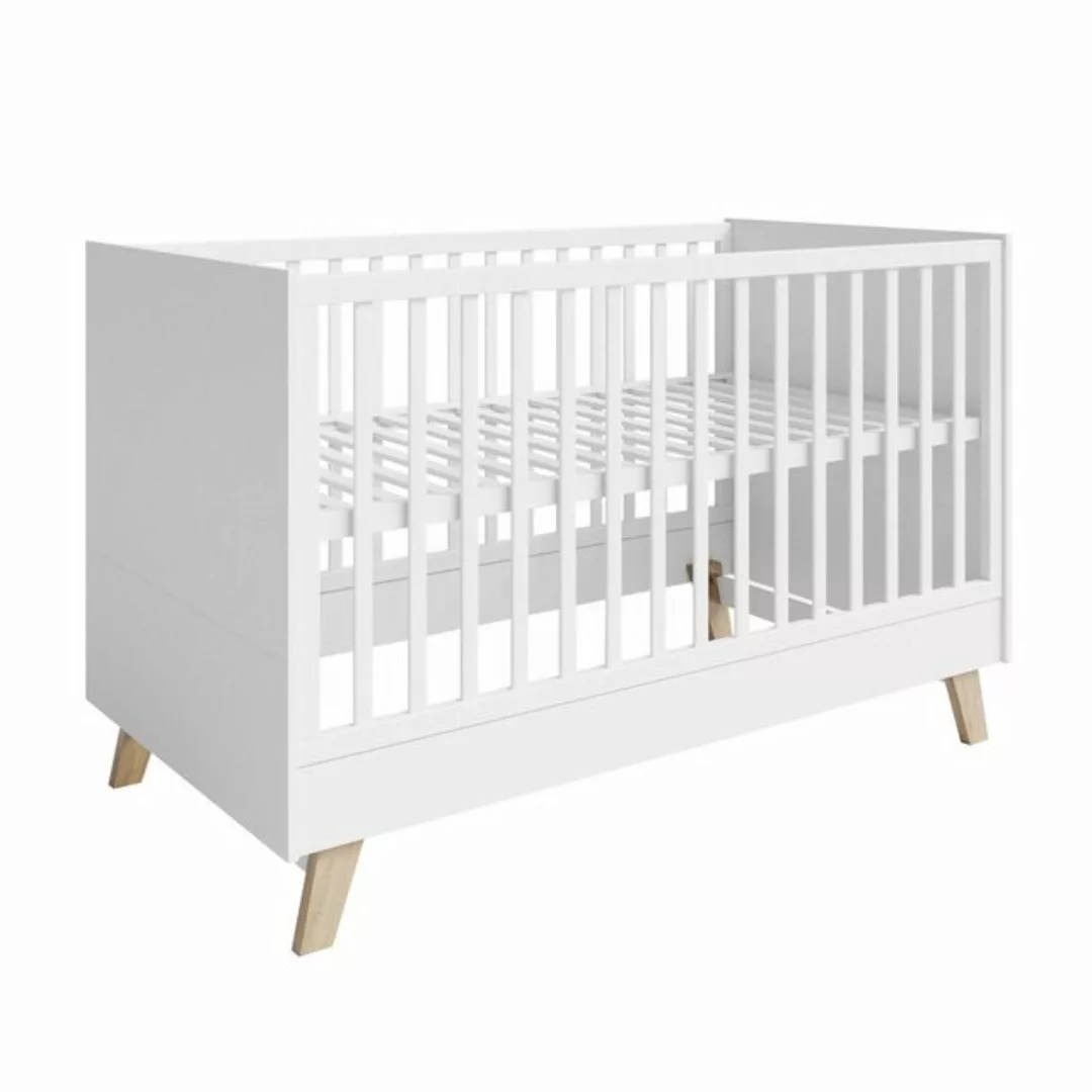 roba® Babybett Smile, Gitterbett Umbaubar & Mitwachsend - Höhenverstellbar günstig online kaufen