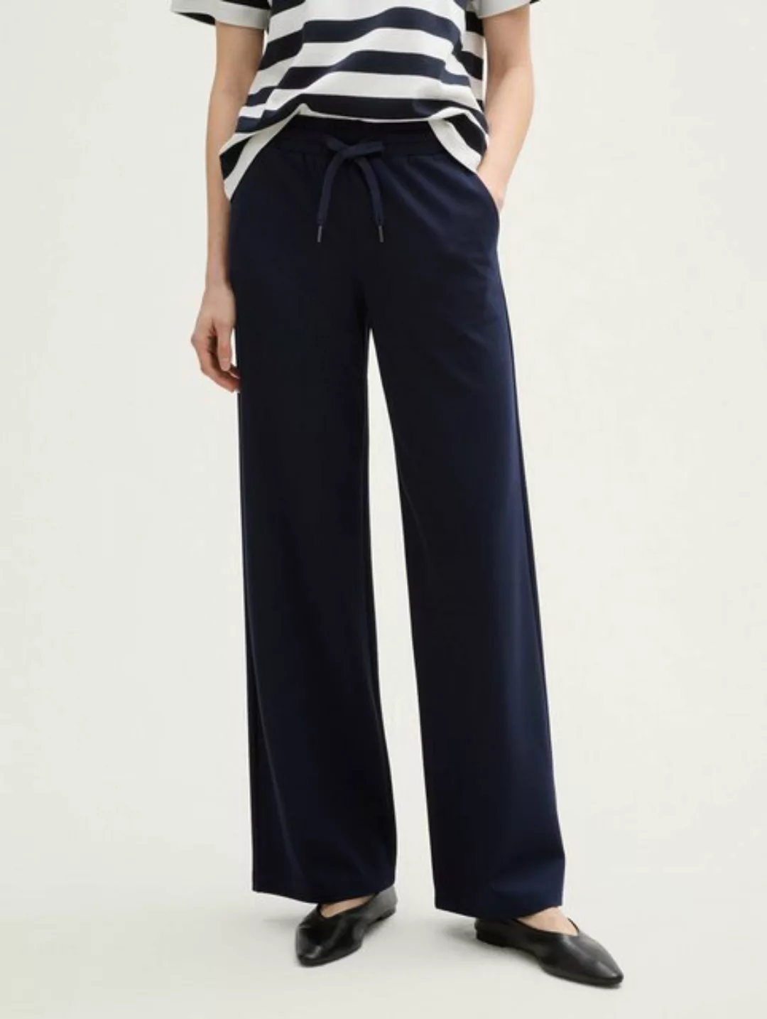 TOM TAILOR Stoffhose Loose Fit Wide Leg Hose günstig online kaufen