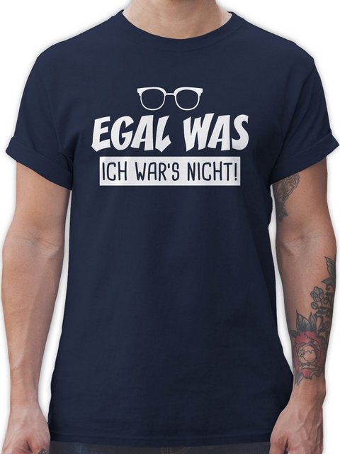 Shirtracer T-Shirt Egal was ich wars nicht I Sprüche Statement mit Spruch günstig online kaufen