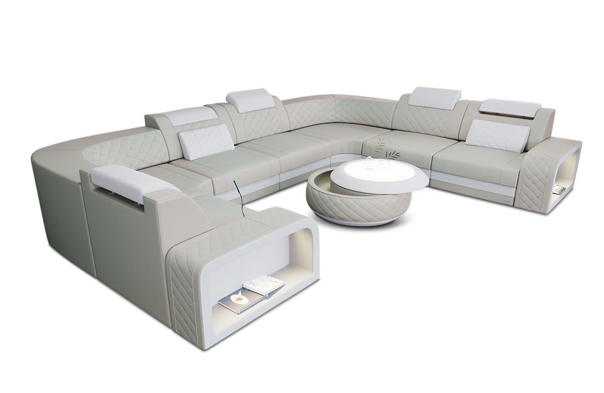 Sofa Dreams Wohnlandschaft Ledersofa Foggia U günstig online kaufen