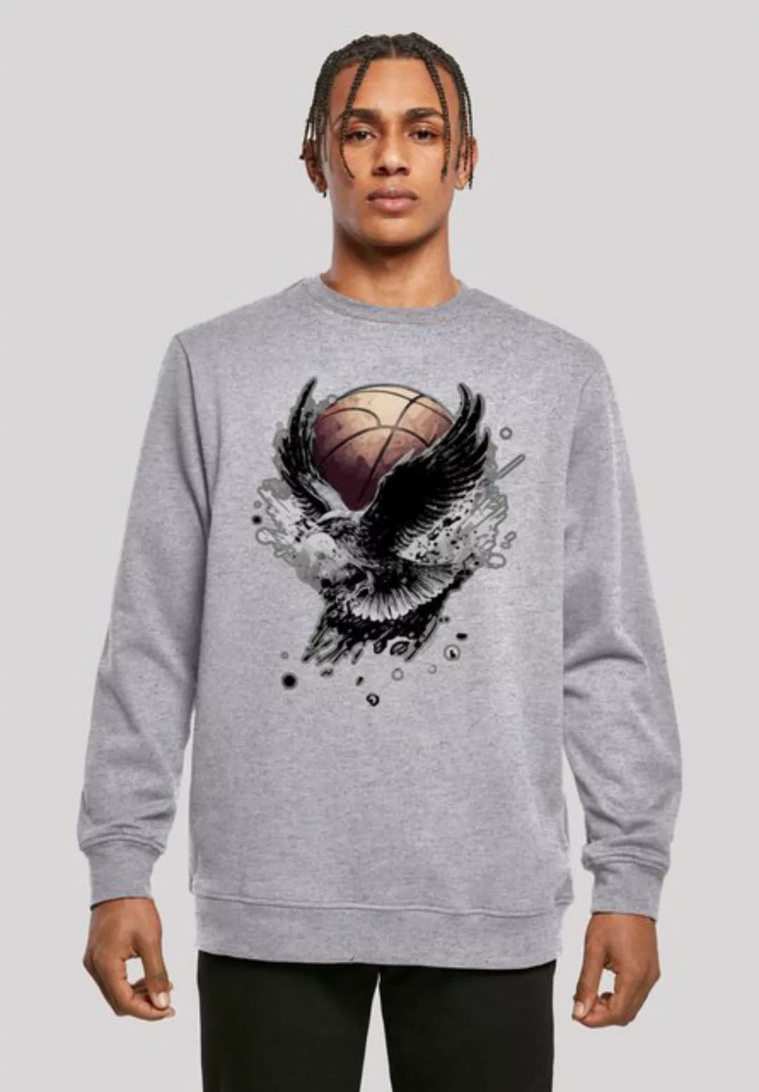 F4NT4STIC Kapuzenpullover Basketball Adler Print günstig online kaufen