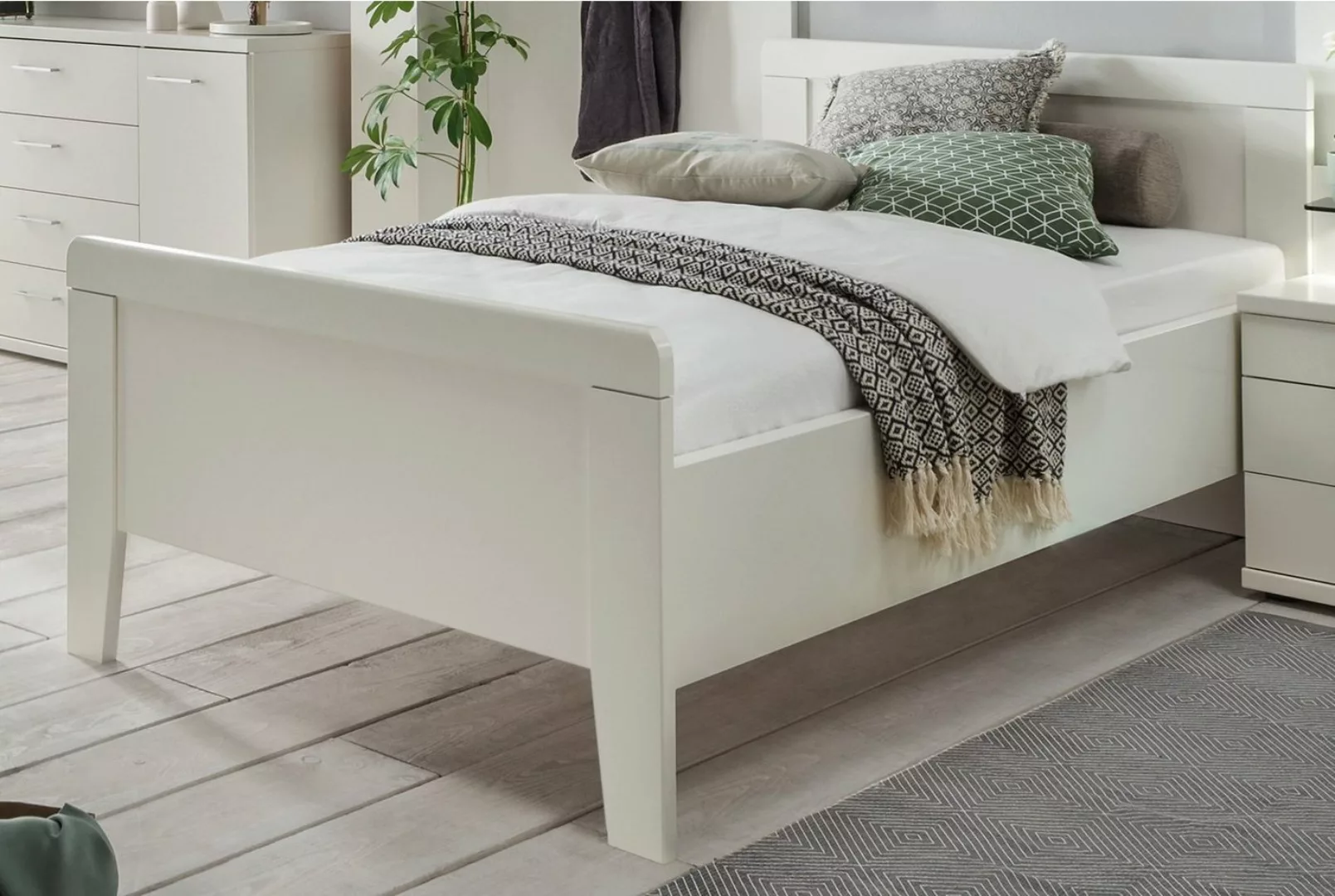 bv-vertrieb Bett Seniorenbett 90x190 höhenverstellbares Komfortbett weiss - günstig online kaufen