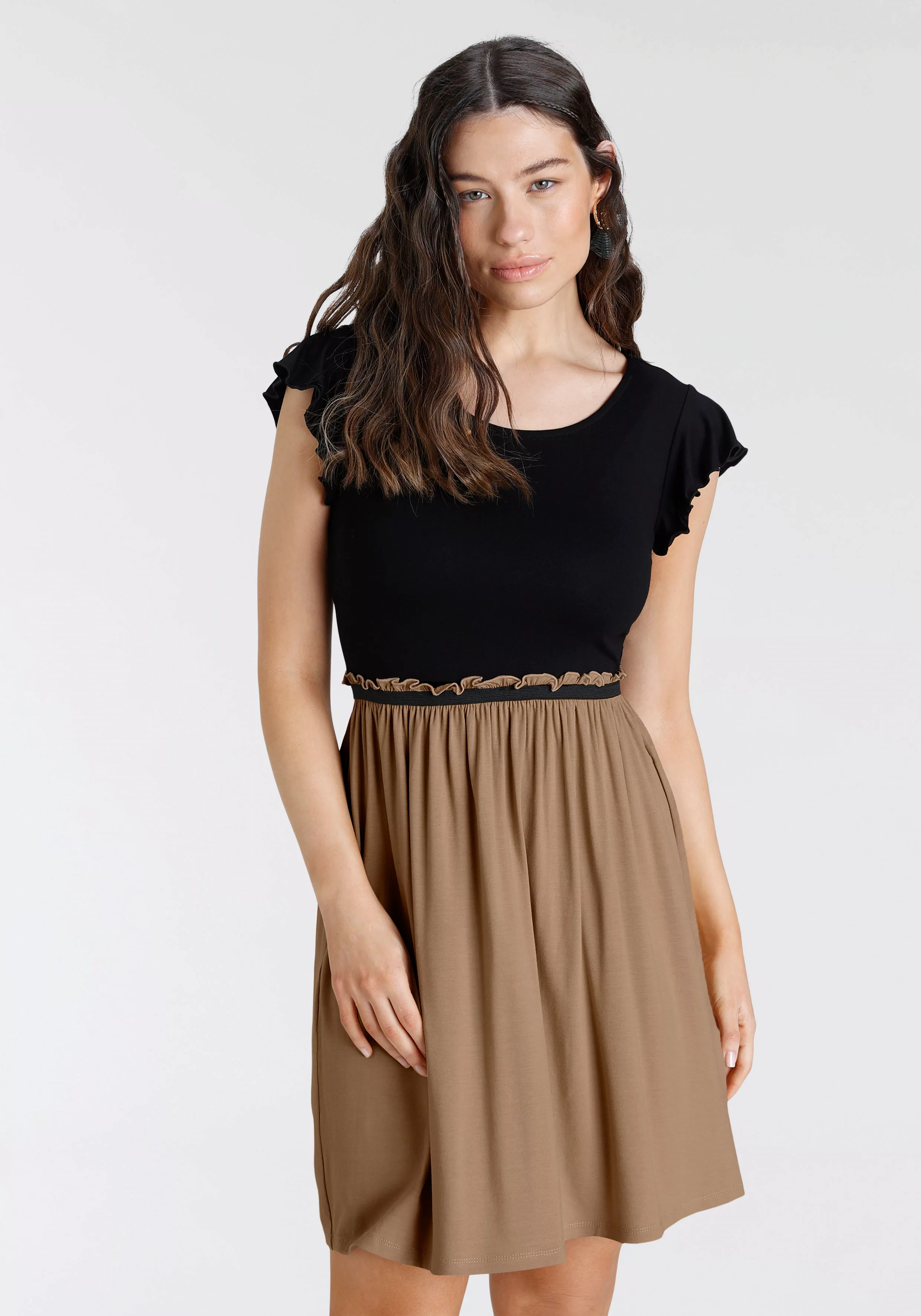 Laura Scott Jerseykleid, mit Rüschendetails günstig online kaufen