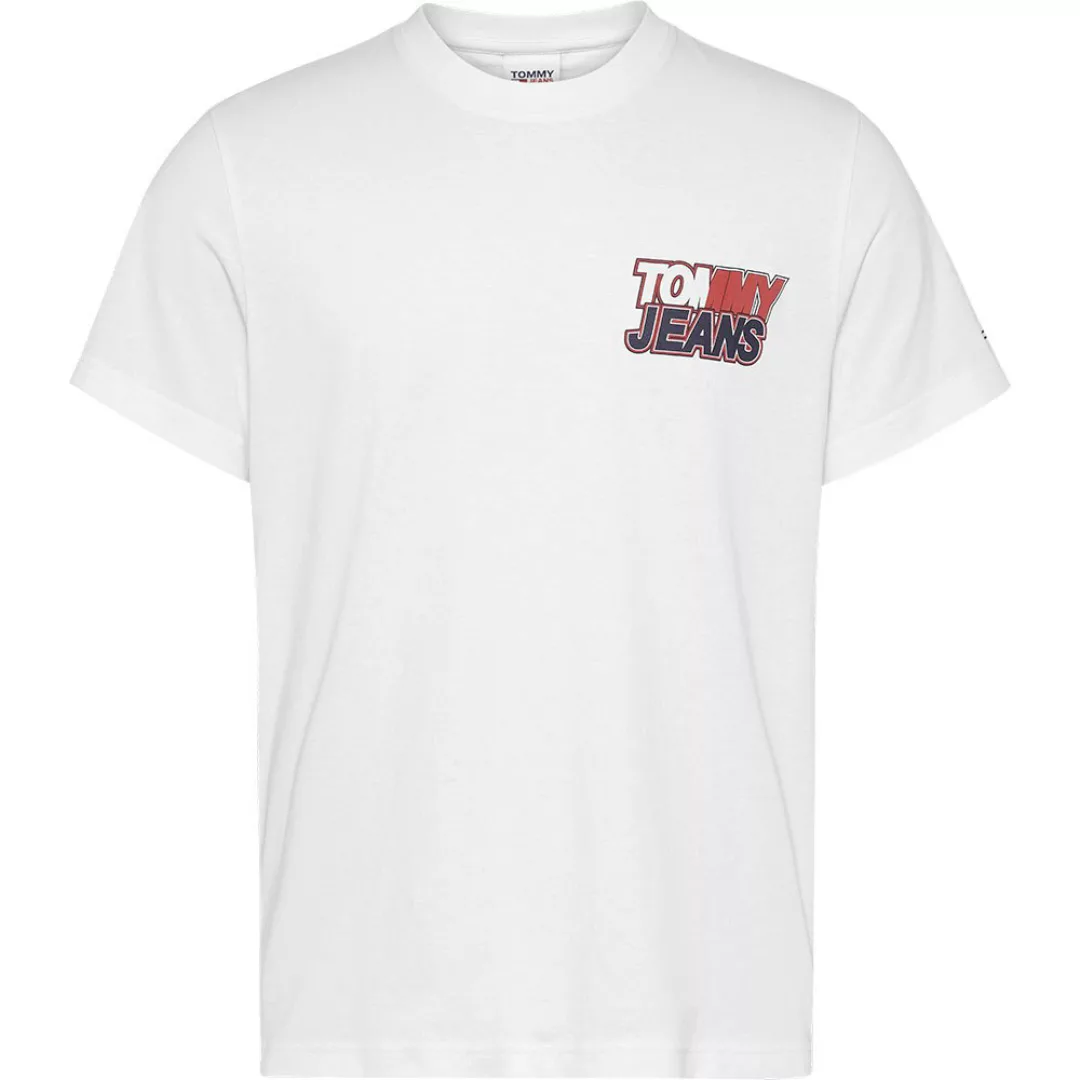 Tommy Jeans Bold Flag Graphic Kurzärmeliges T-shirt M White günstig online kaufen