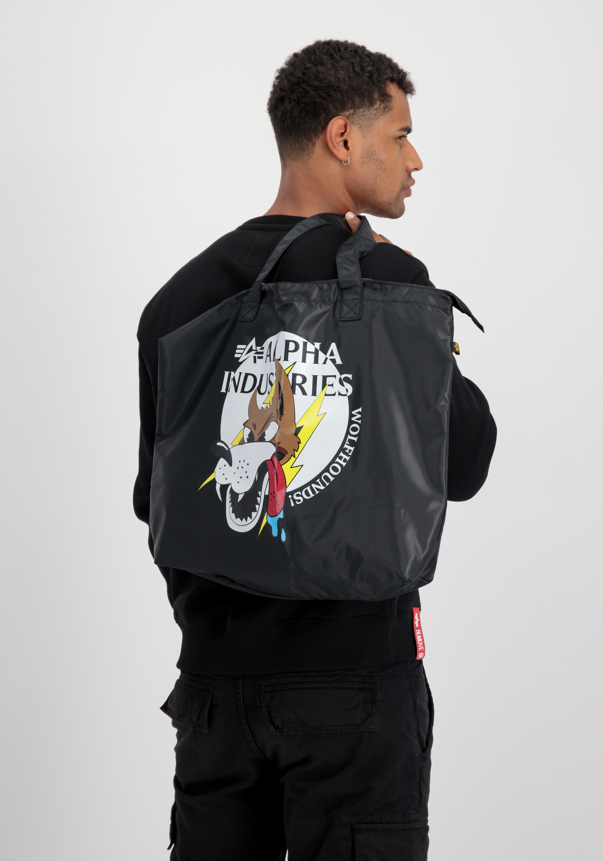 Alpha Industries Tragetasche "Wolfhounds Zip Shopper Tasche" günstig online kaufen