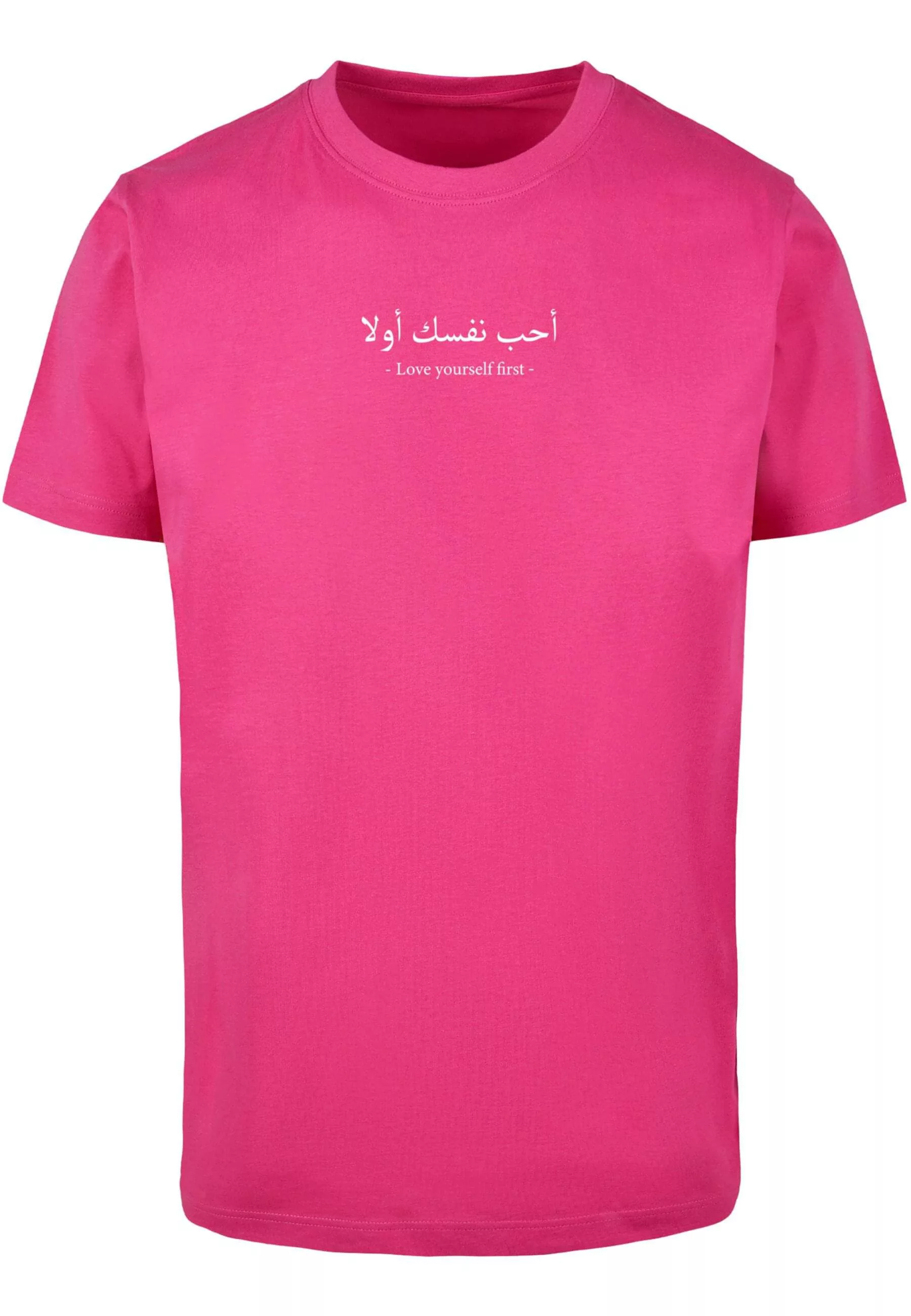 Merchcode T-Shirt "Merchcode Herren Love Yourself First T-Shirt Round Neck" günstig online kaufen