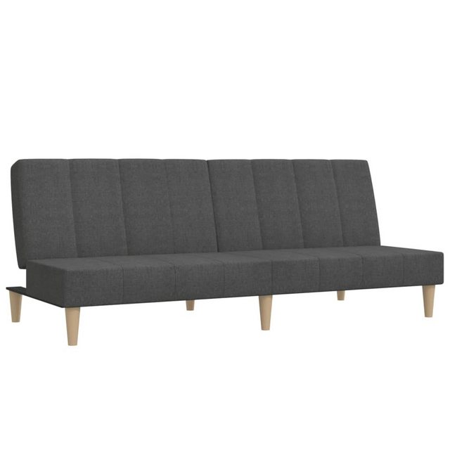 vidaXL Sofa Schlafsofa 2-Sitzer Dunkelgrau Stoff günstig online kaufen