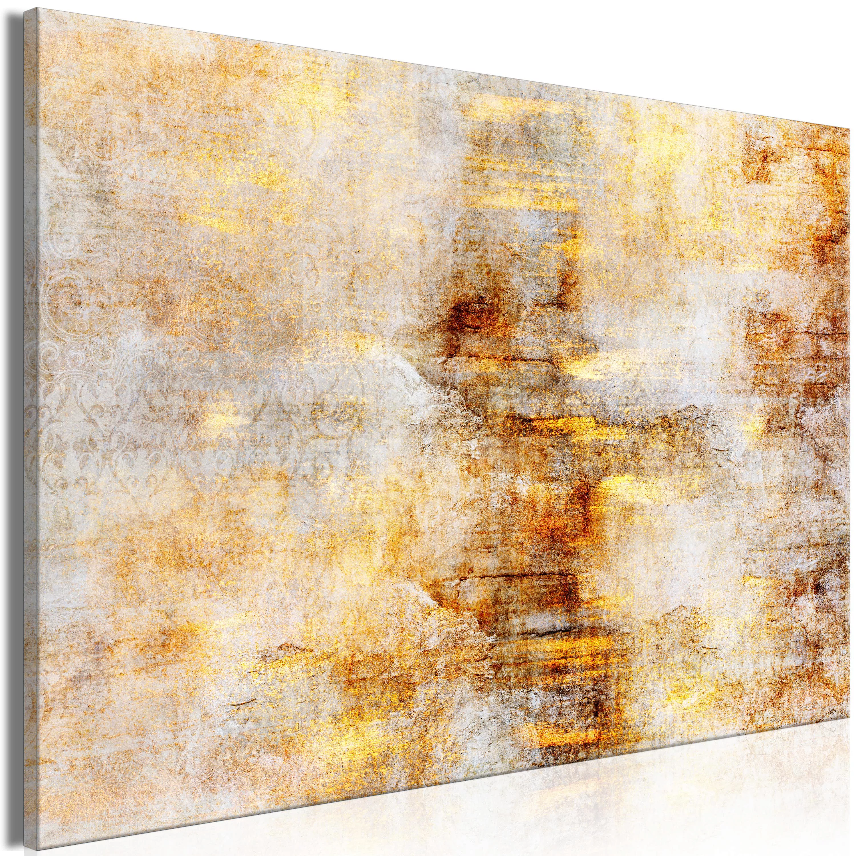 Wandbild - Golden Lightning (1 Part) Wide günstig online kaufen