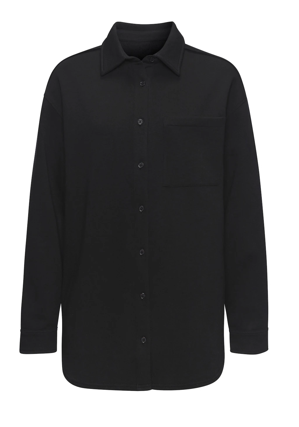 Buffalo Blusenshirt, mit Knopfleiste und aufgesetzte Tasche günstig online kaufen
