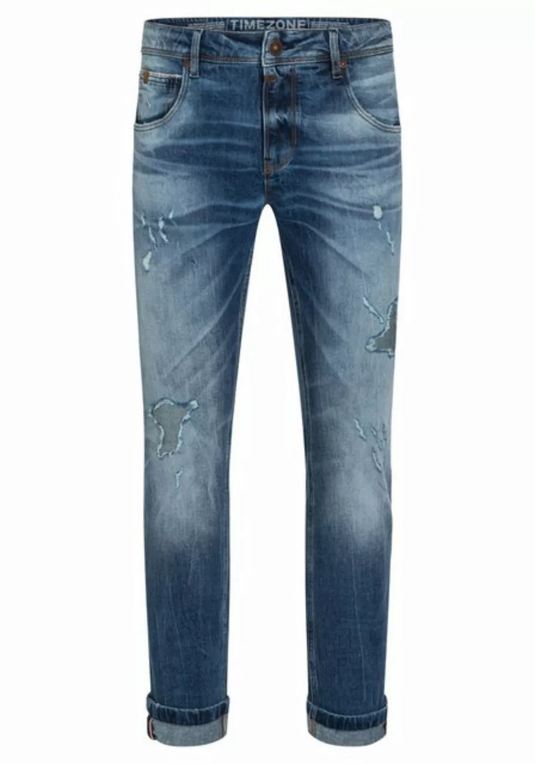 TIMEZONE Herren Jeans SLIM SCOTTTZ - Slim Fit - Blau - Indigo Dust Wash günstig online kaufen