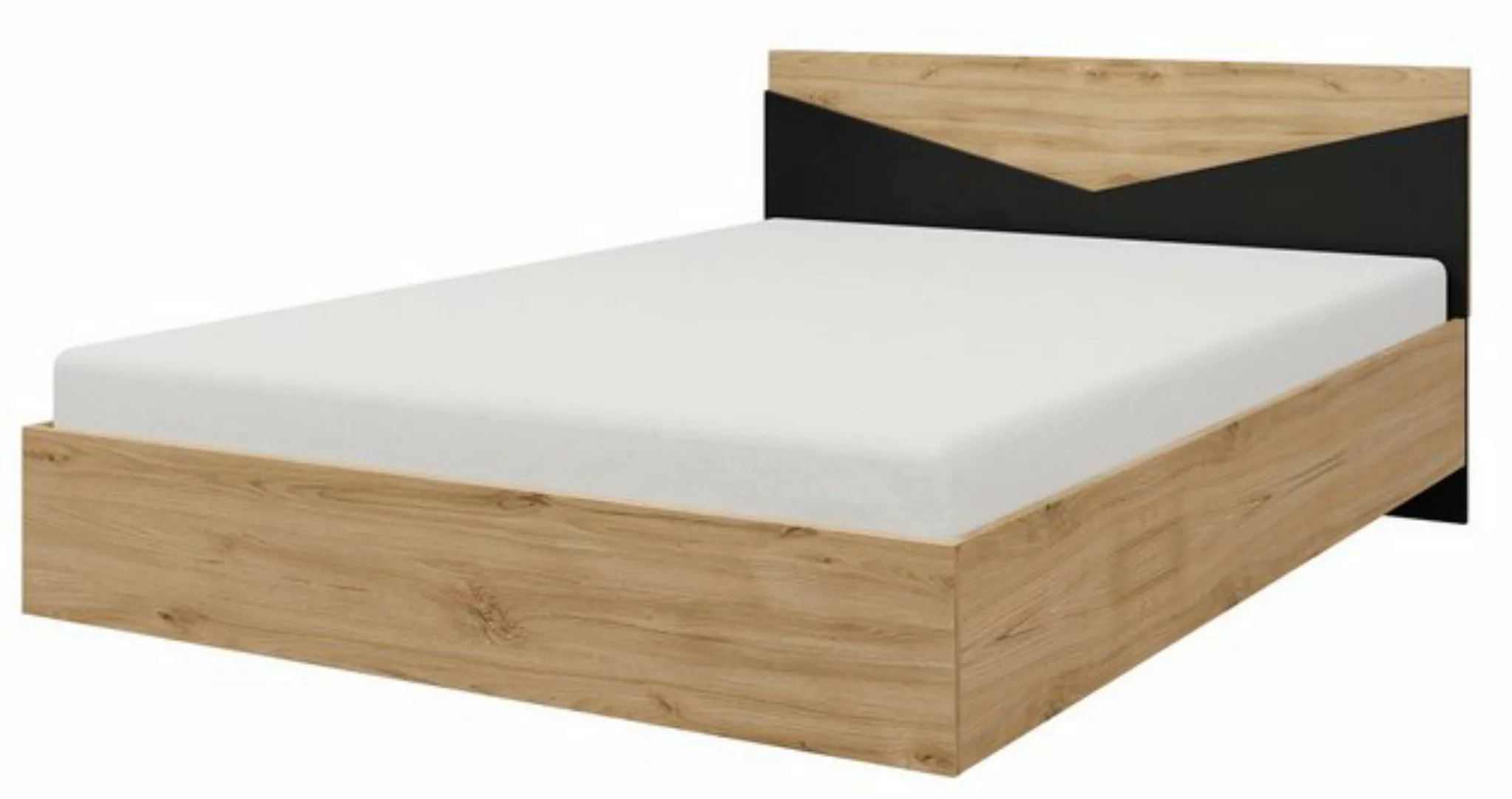 Beautysofa Bett Modernes bequemes Holzbett Anton 08/09 (Die Lieferung gilt günstig online kaufen