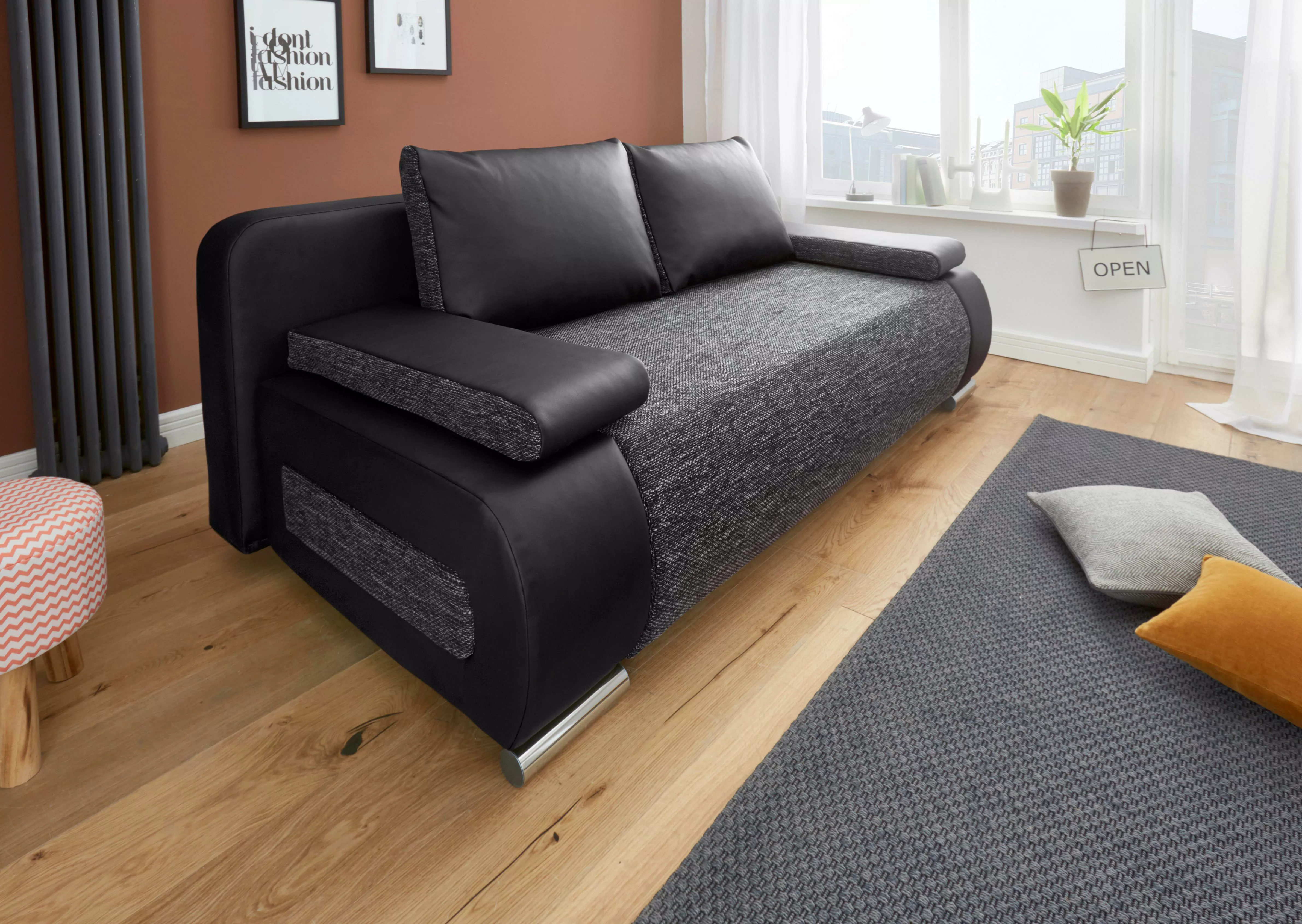 COLLECTION AB Schlafsofa Moritz, mit Bettfunktion und Bettkasten günstig online kaufen