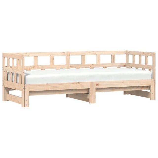 furnicato Bett Tagesbett Ausziehbar 80x200 cm Massivholz Kiefer (1-tlg) günstig online kaufen