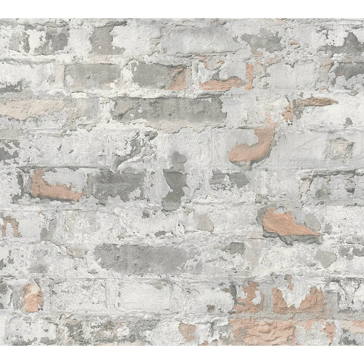 Bricoflor Vlies Steintapete Creme Weiß Vintage Steinmauer Tapete in Naturst günstig online kaufen