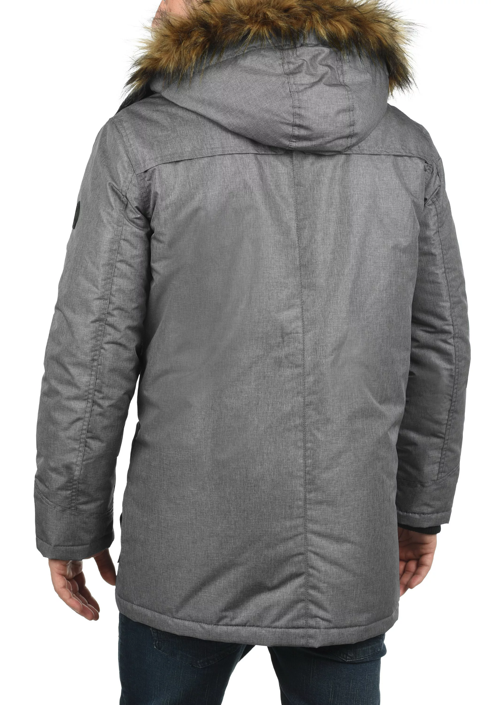 !Solid Winterjacke SDOctavus lange Jacke mit abnehmbarer Kapuze und Kunstfe günstig online kaufen